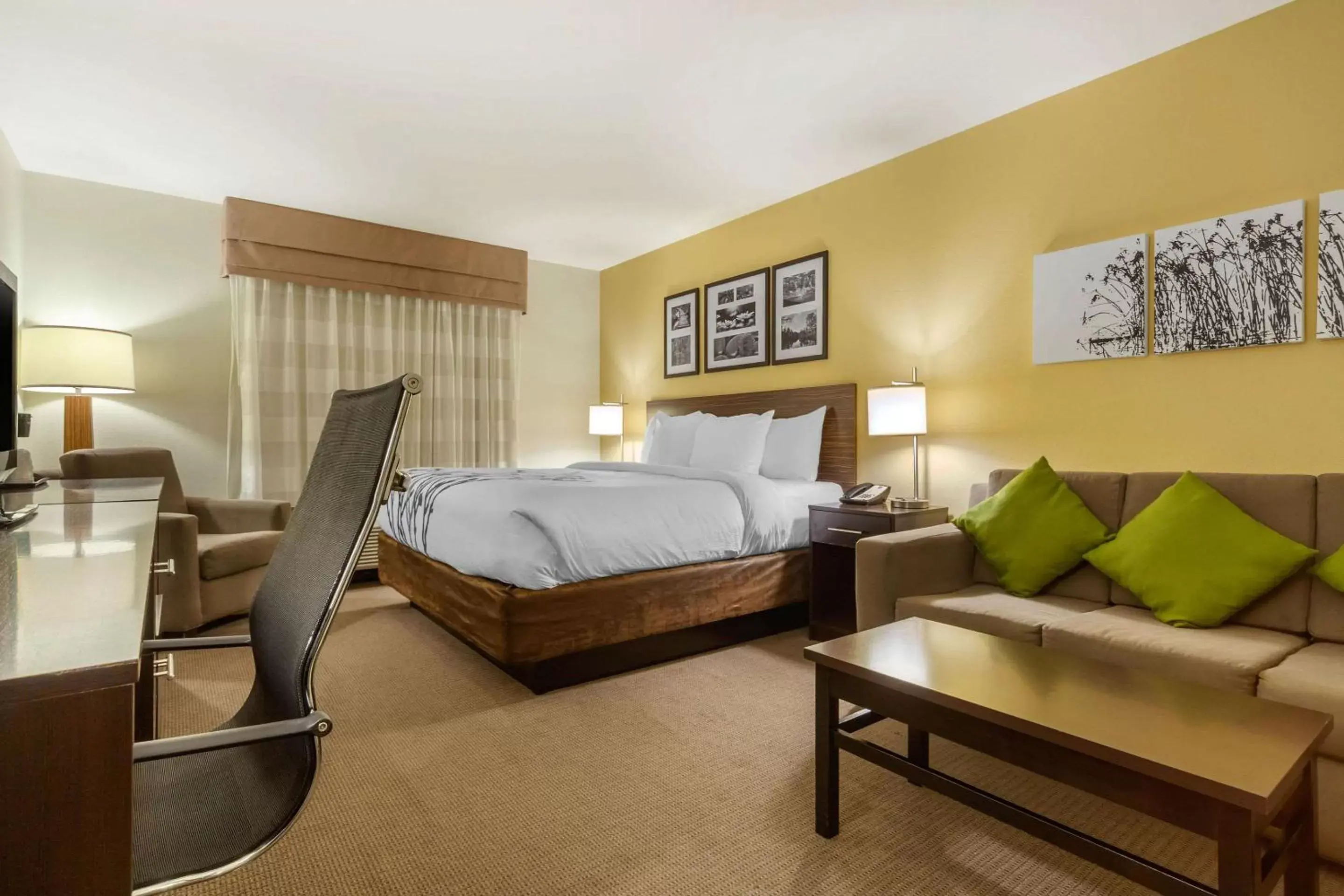 Bed in Sleep Inn & Suites Fargo Medical Center