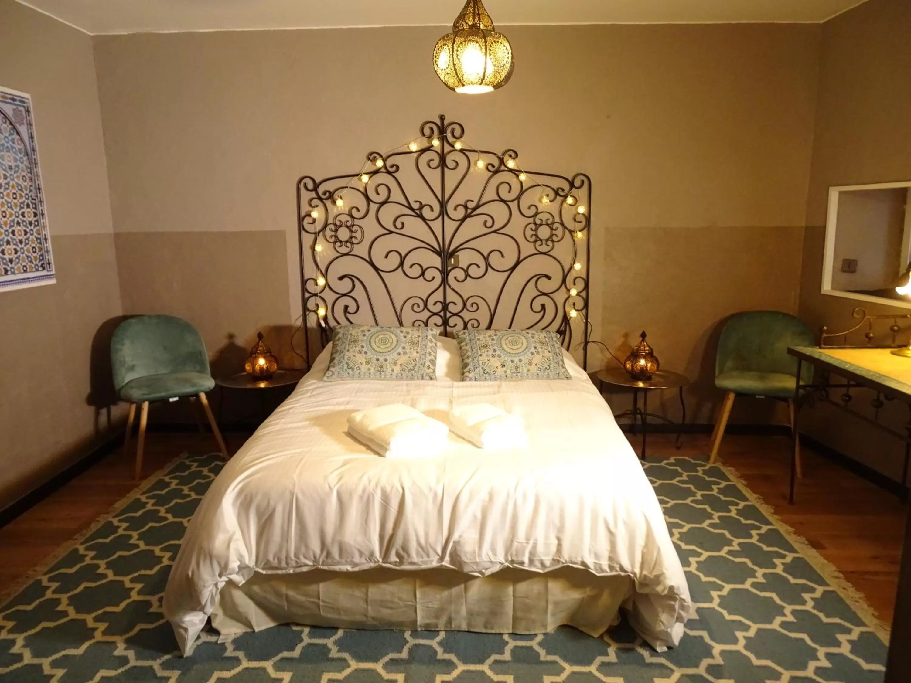 Bed in DÉDÉ DU VAL B&B