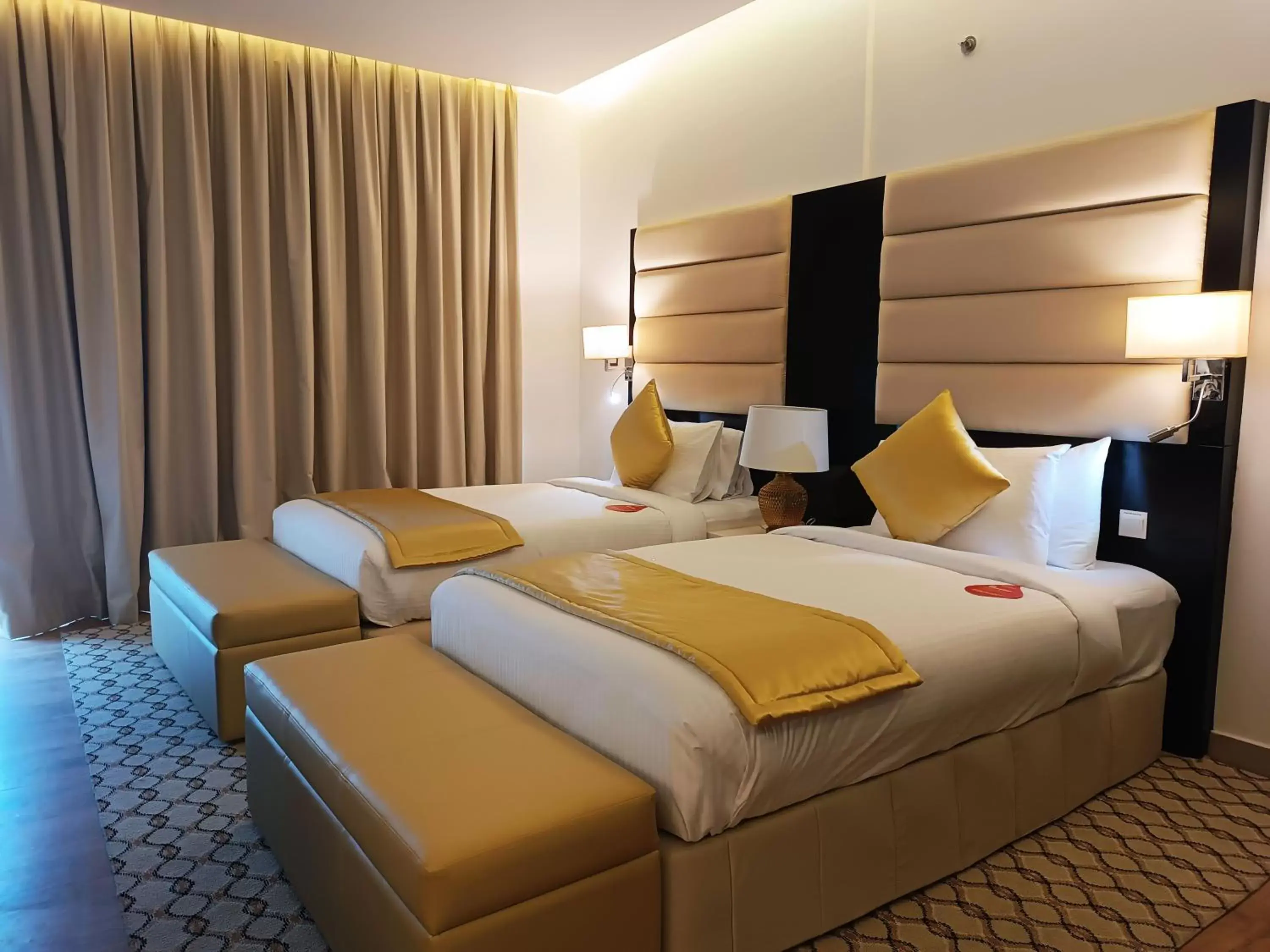 Photo of the whole room, Bed in Emirates Grand Hotel
