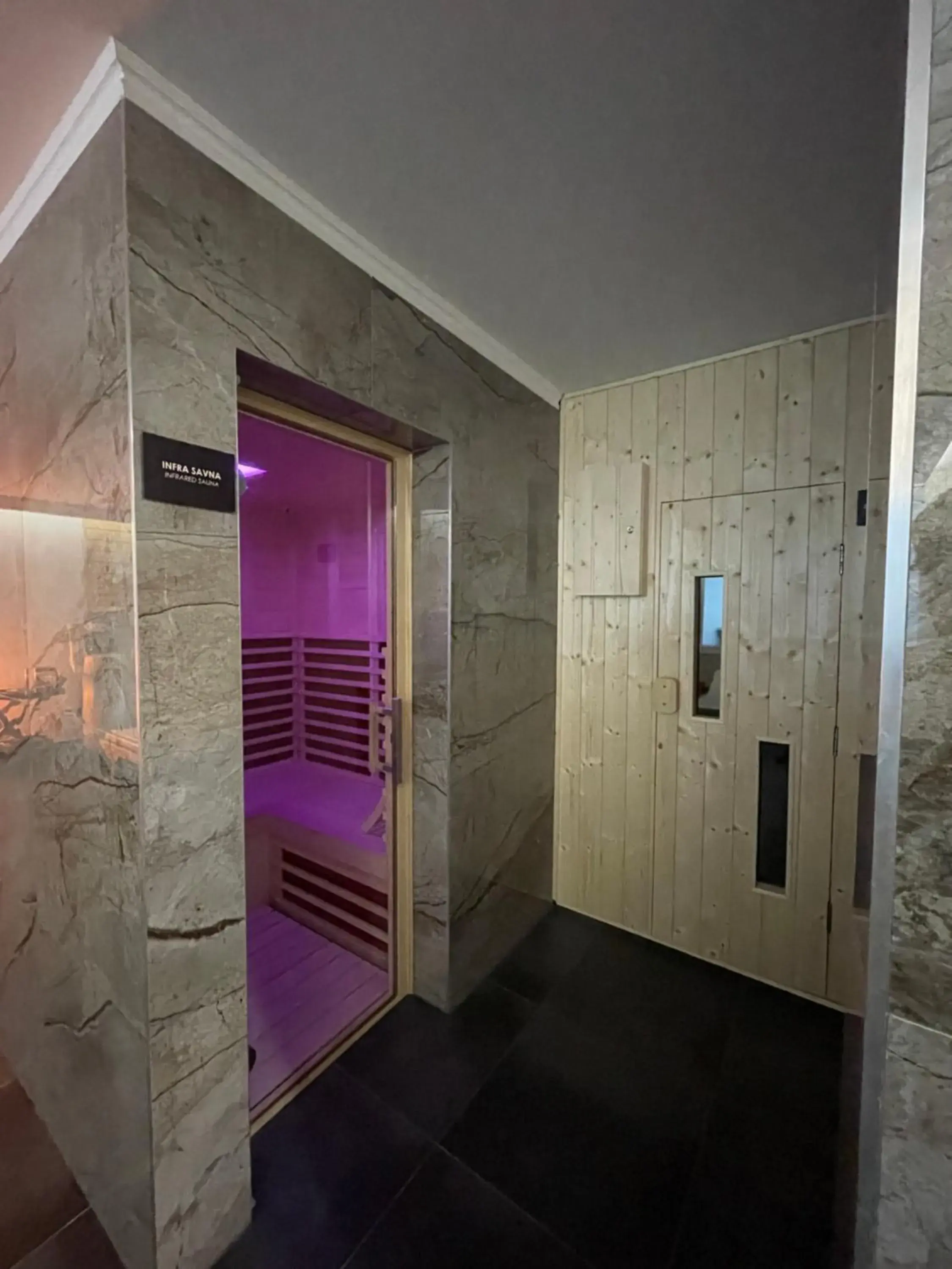 Sauna in Hotel Jezero