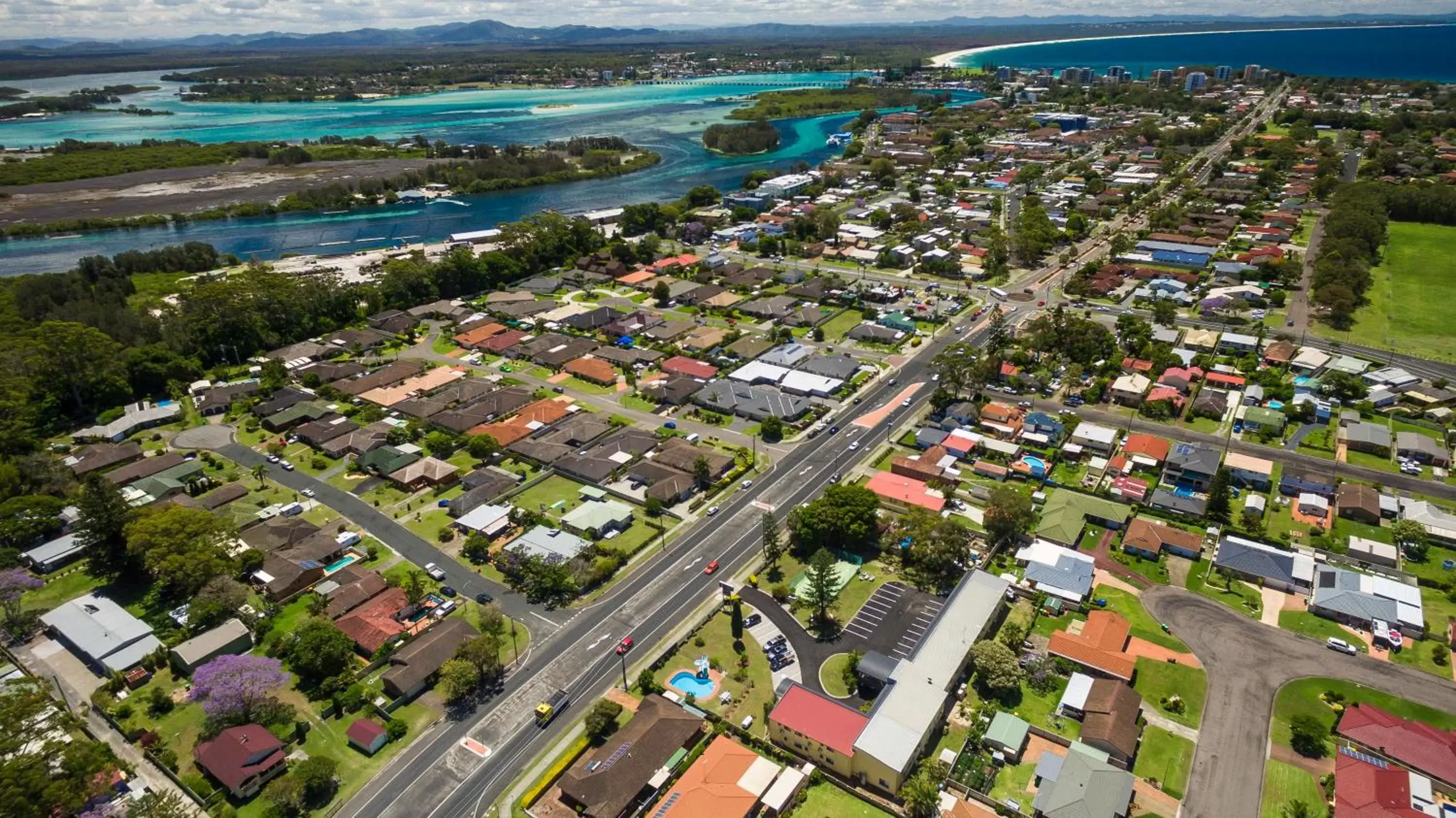 Neighbourhood, Bird's-eye View in Hotel Forster