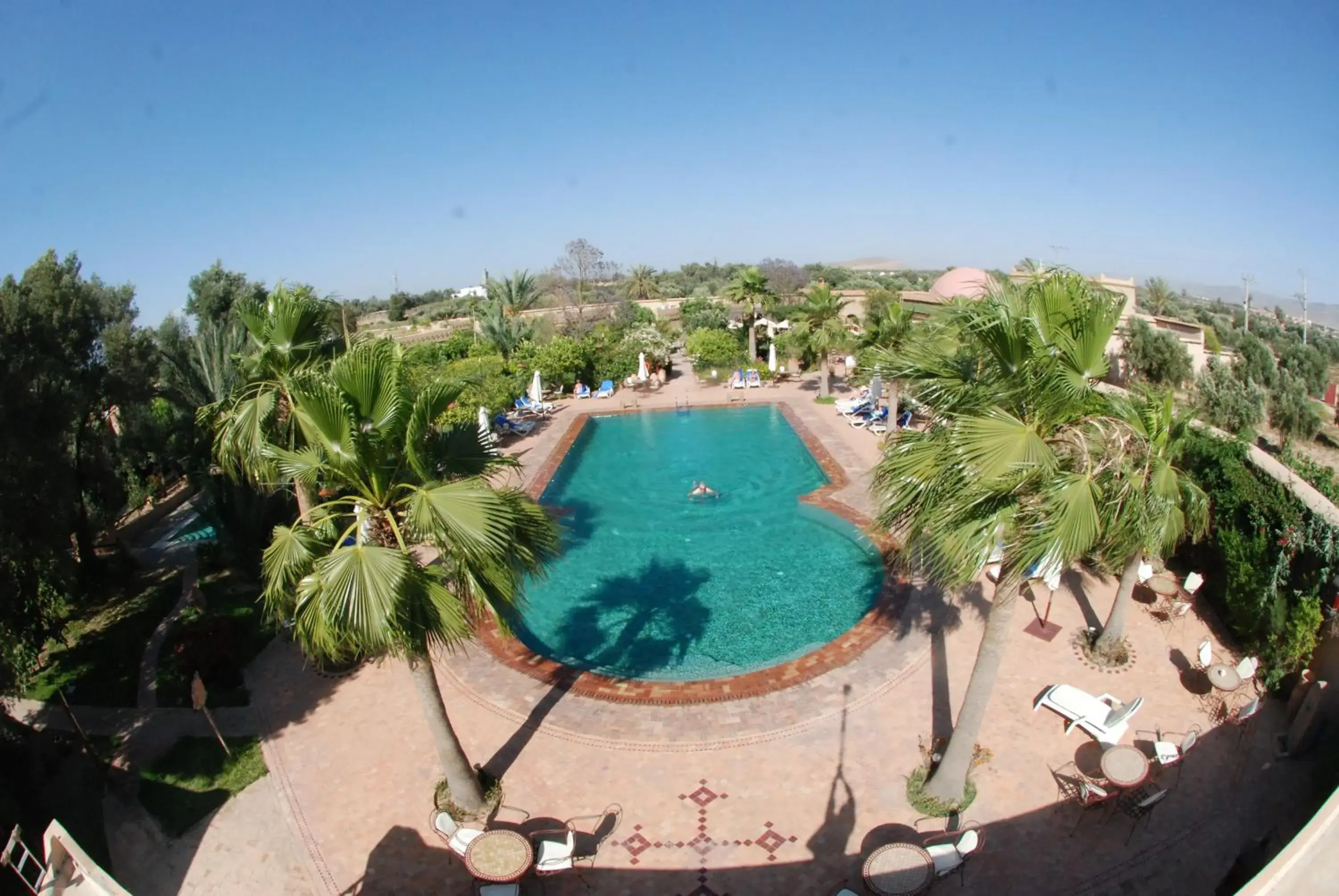 Swimming pool, Pool View in Hotel Dar Zitoune Taroudant