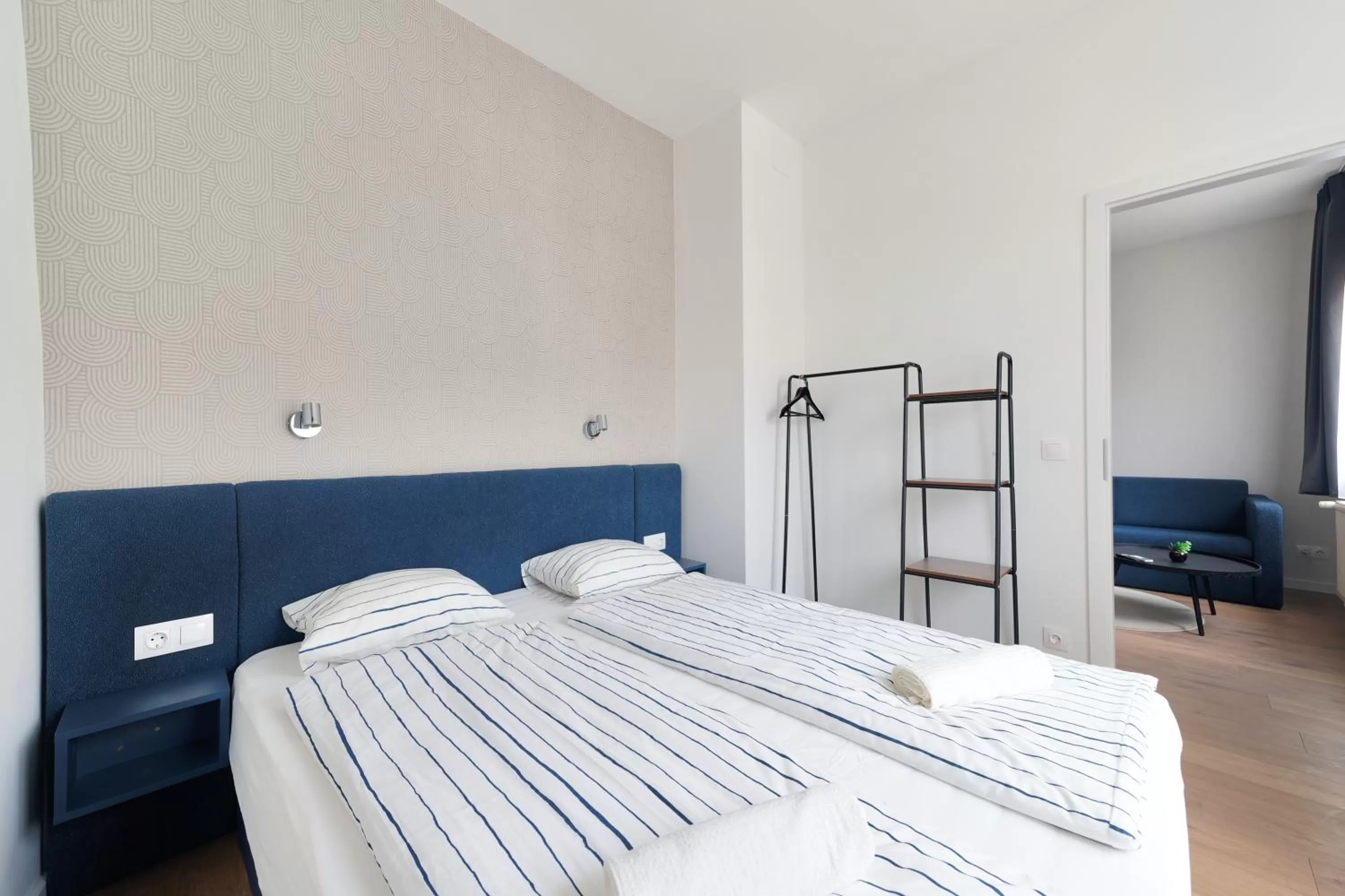 Bed in Villa Oliver Budapest