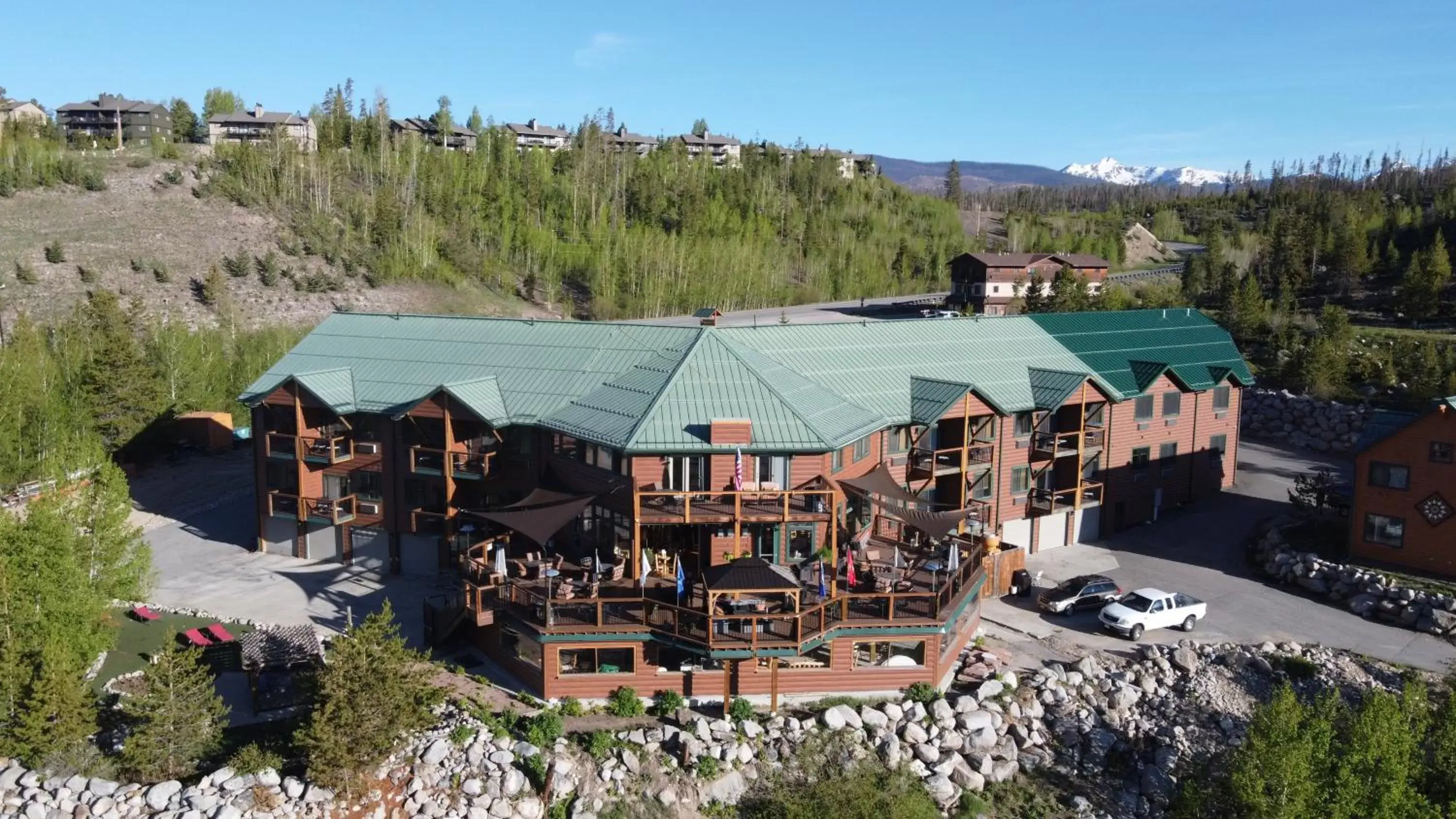 Property building, Bird's-eye View in Gateway Inn