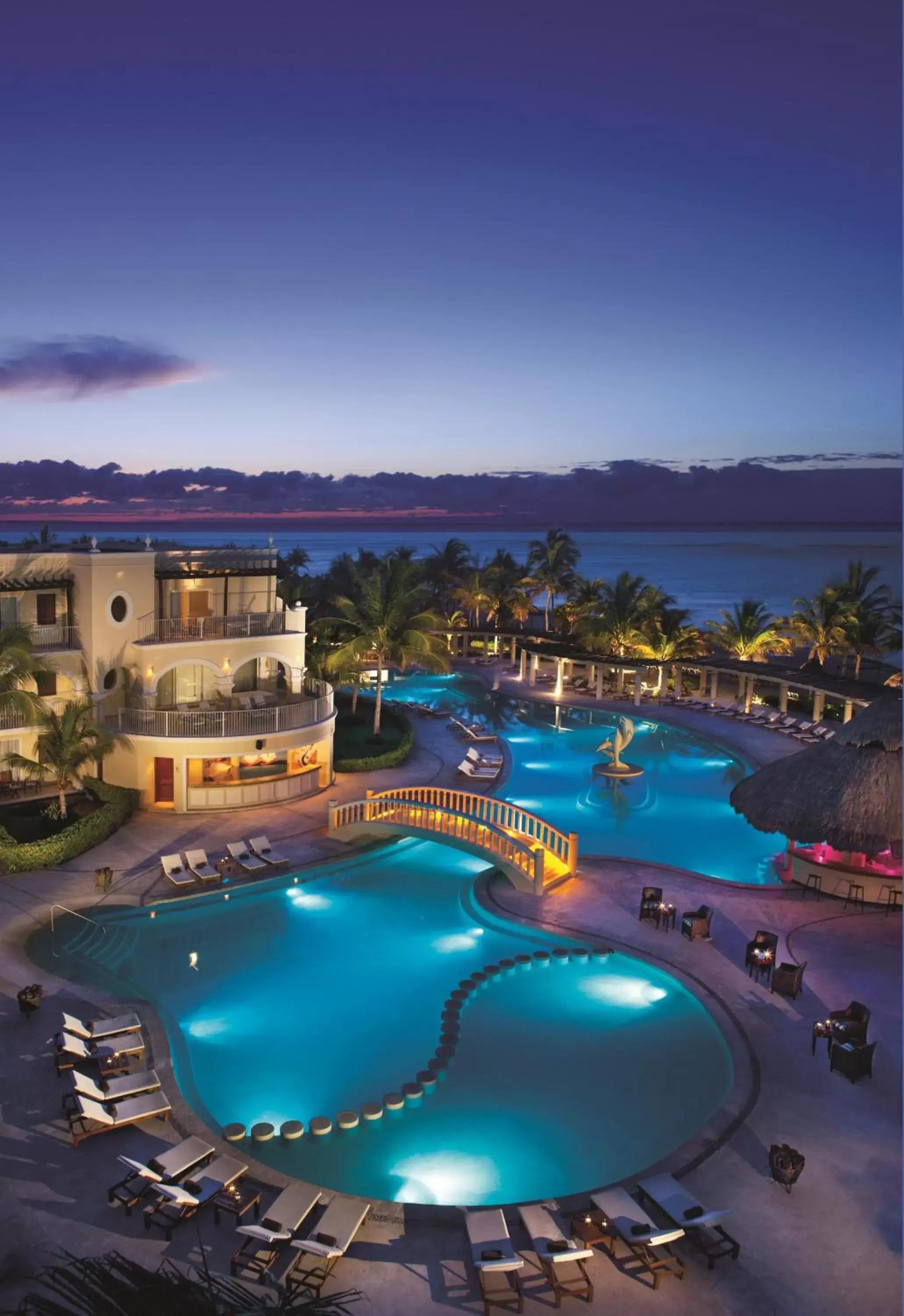 Night, Pool View in Dreams Tulum Resort & Spa