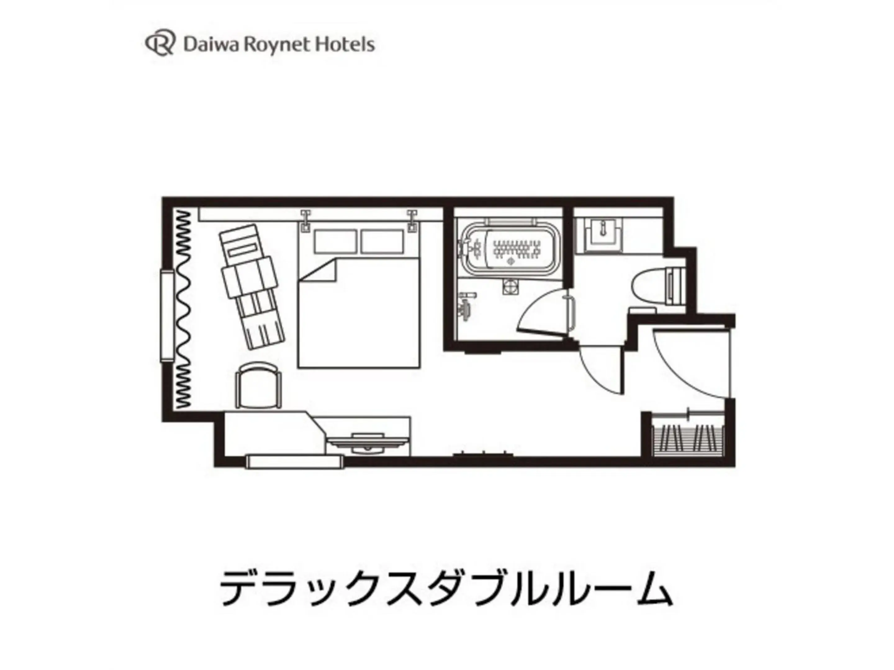 Floor Plan in Daiwa Roynet Hotel Aomori