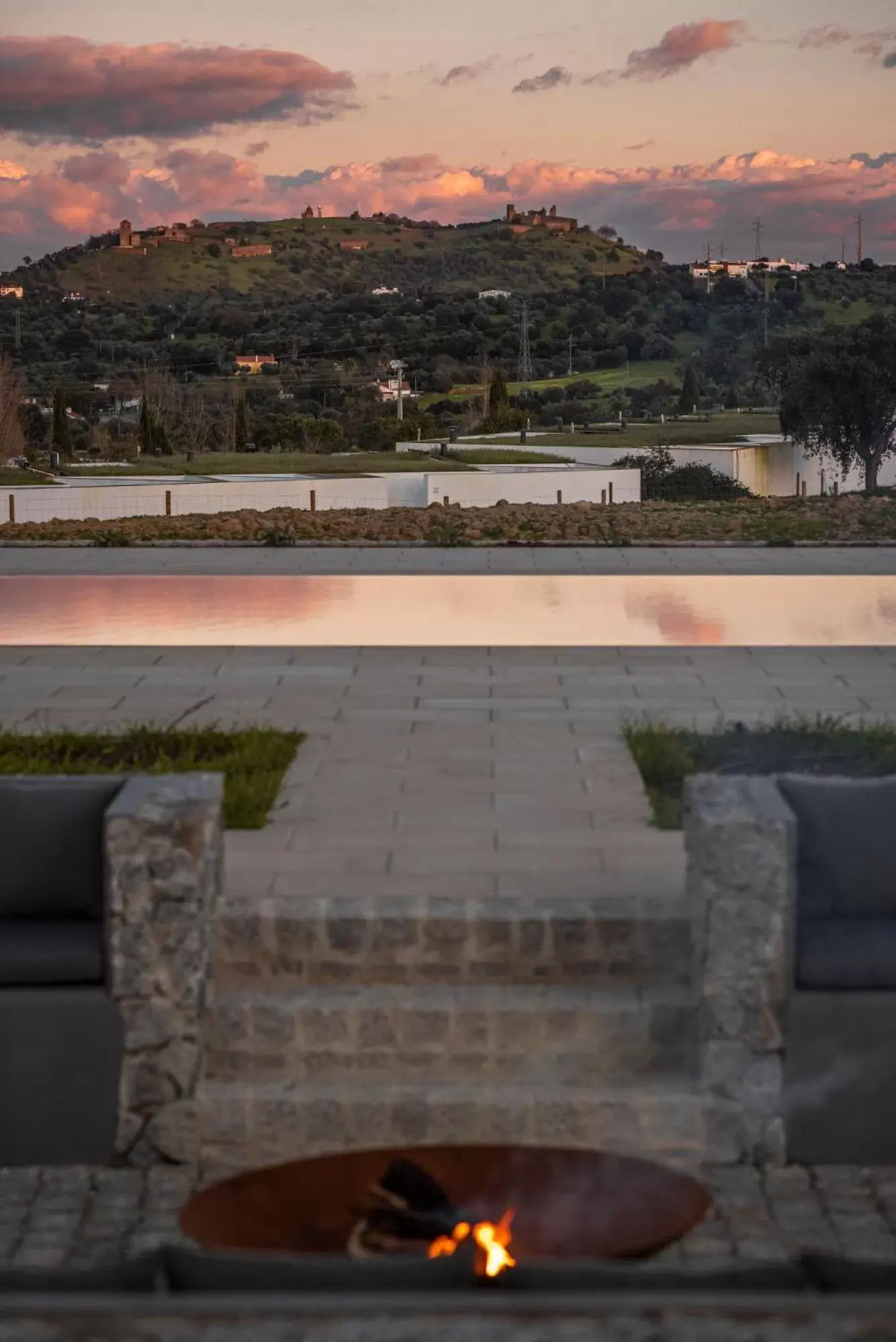 Natural landscape in L'AND Vineyards