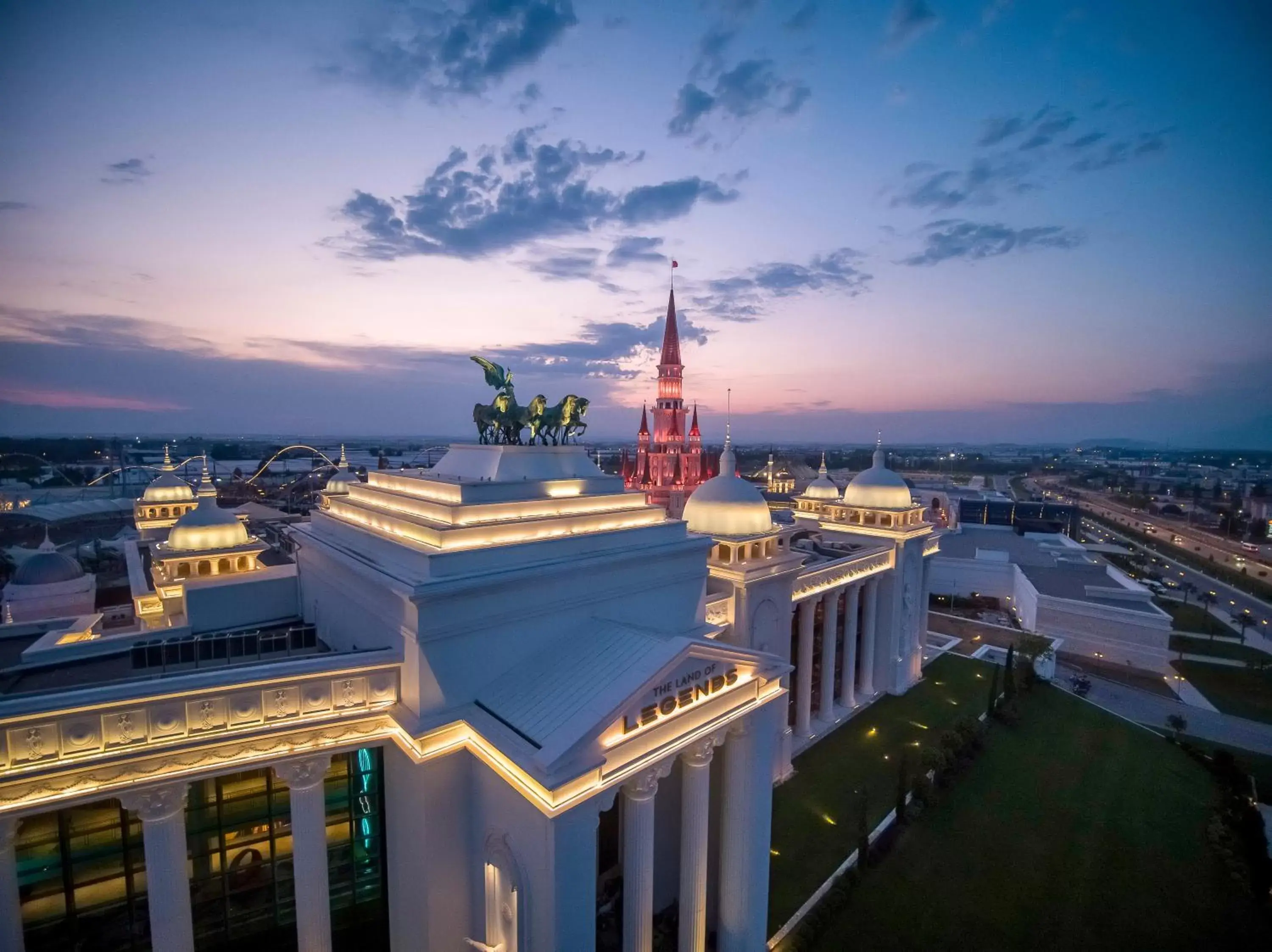 Bird's eye view in The Land Of Legends Kingdom Hotel - All-in Concept