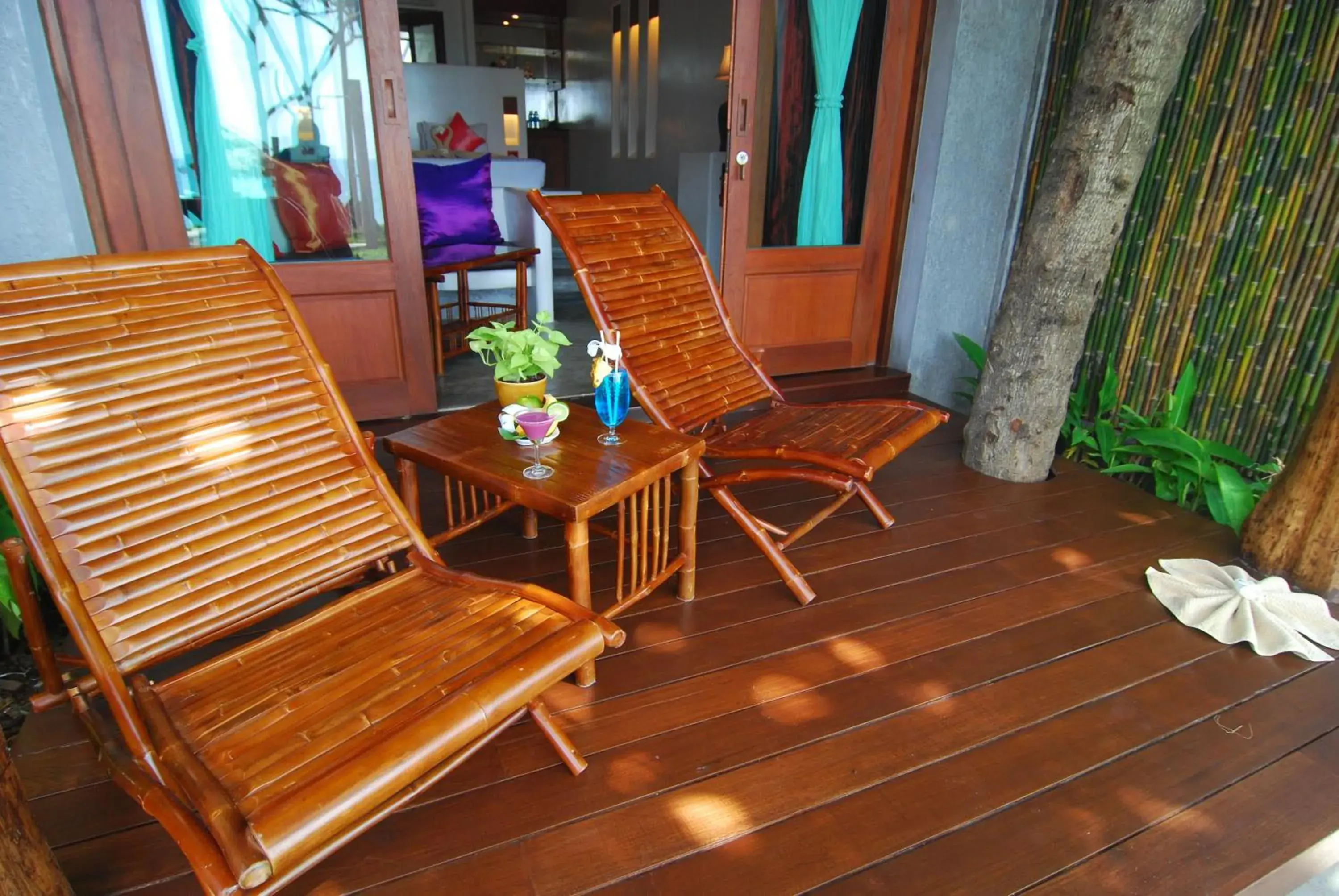 Balcony/Terrace in Andalay Boutique Resort