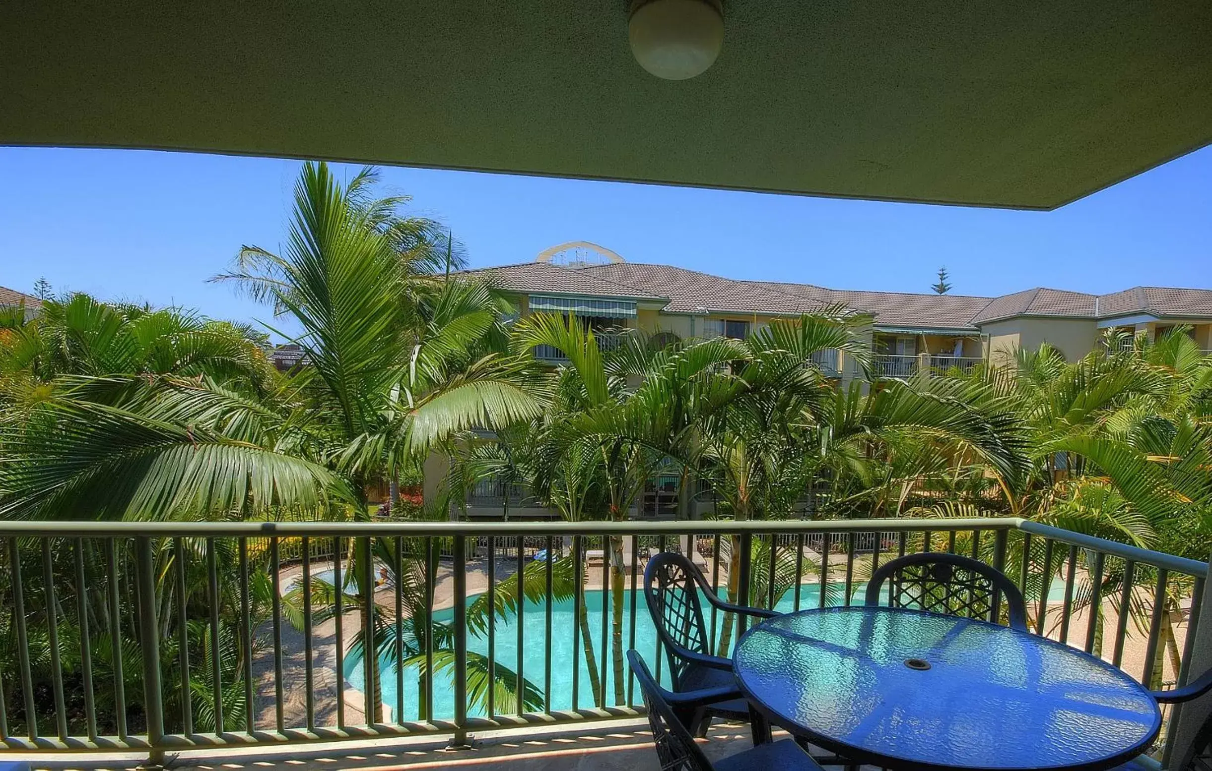 Balcony/Terrace, Pool View in Bila Vista Holiday Apartments