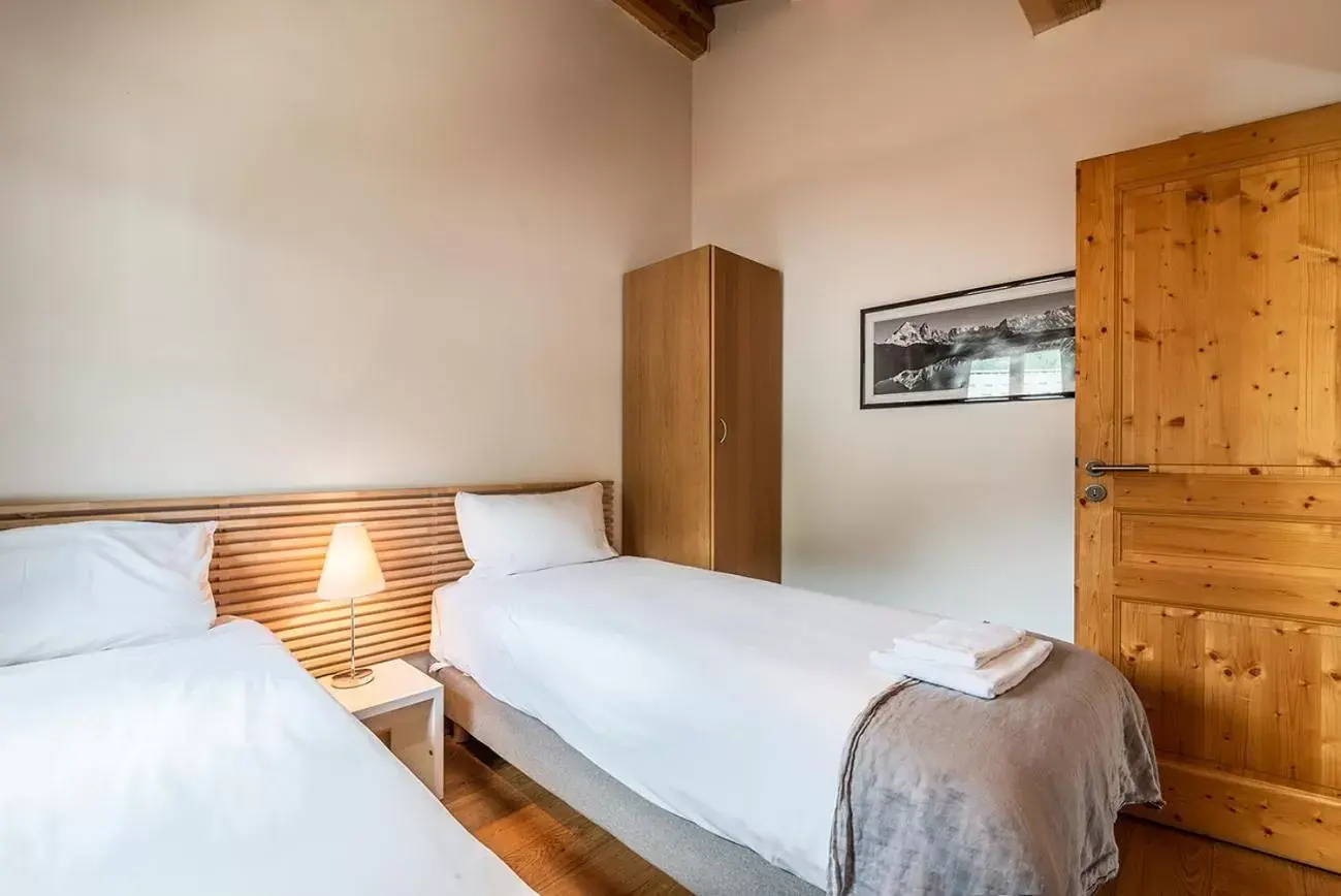 Bed in Eden Hotel, Apartments and Chalet Chamonix Les Praz