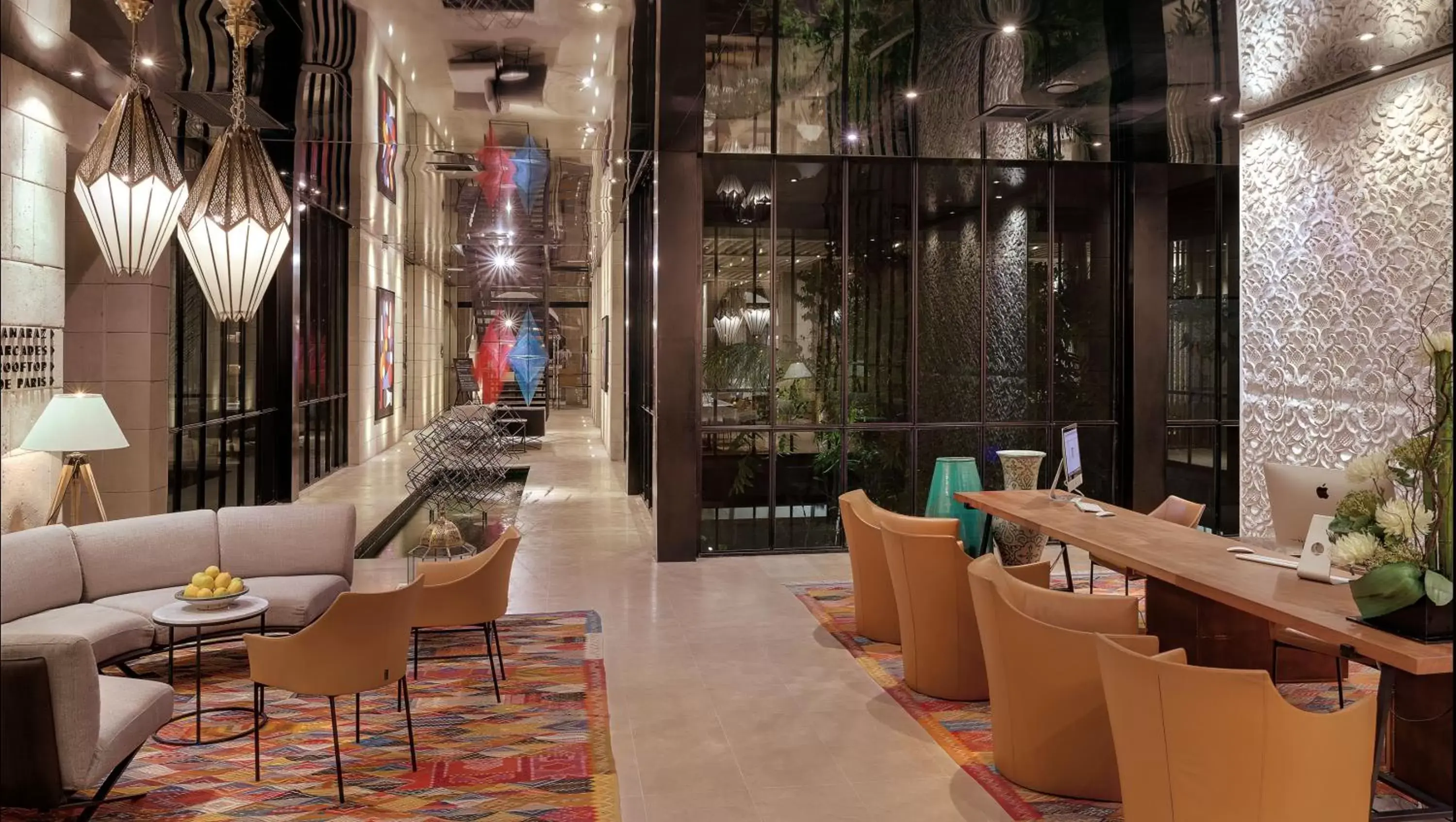 Lobby or reception, Lounge/Bar in Hotel Sahrai