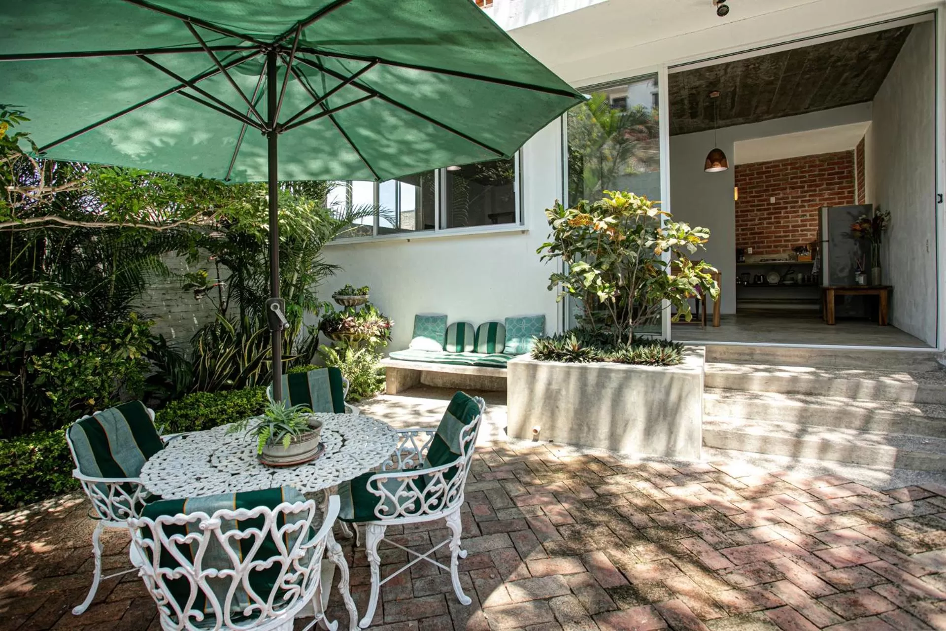 Garden in Casitas Miramar Puerto Vallarta Malecón