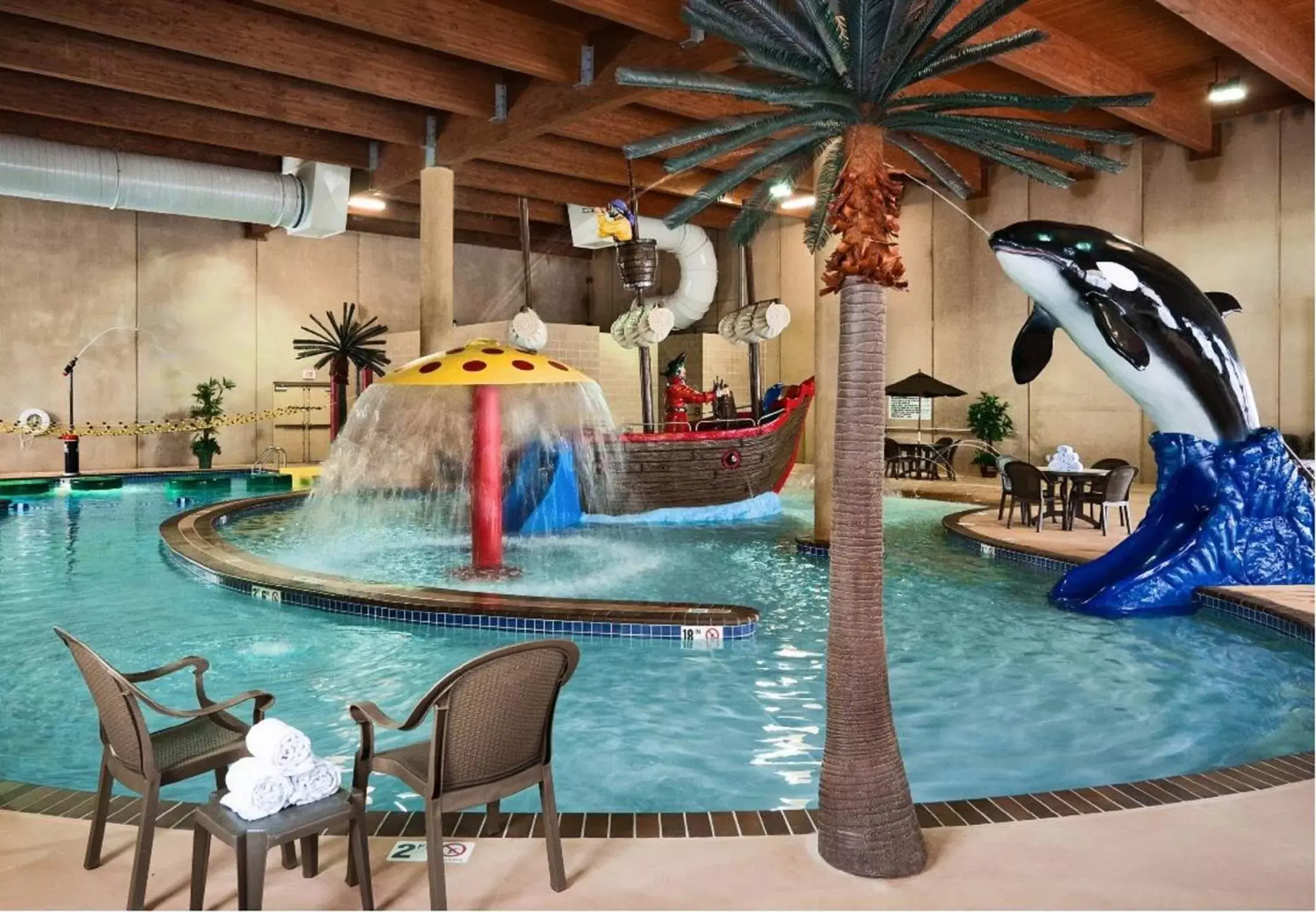 Swimming pool, Water Park in The Lodge at Deadwood