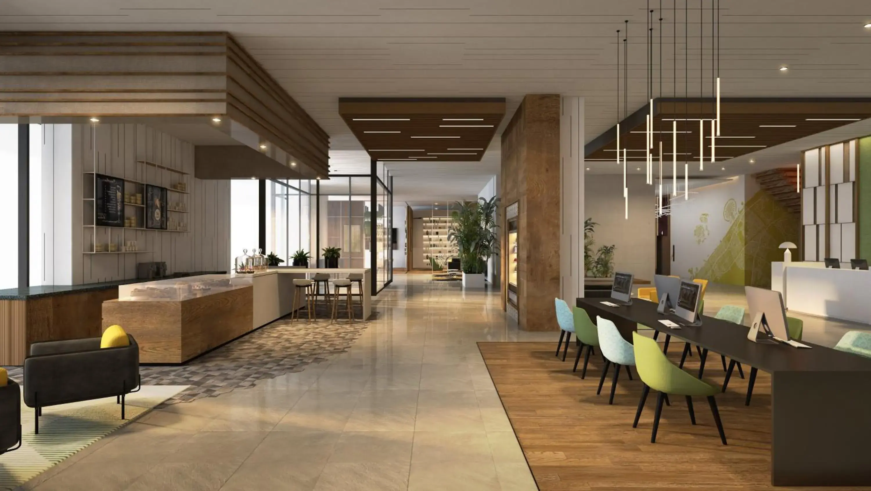 Lobby or reception, Restaurant/Places to Eat in Holiday Inn Dubai Business Bay, an IHG Hotel