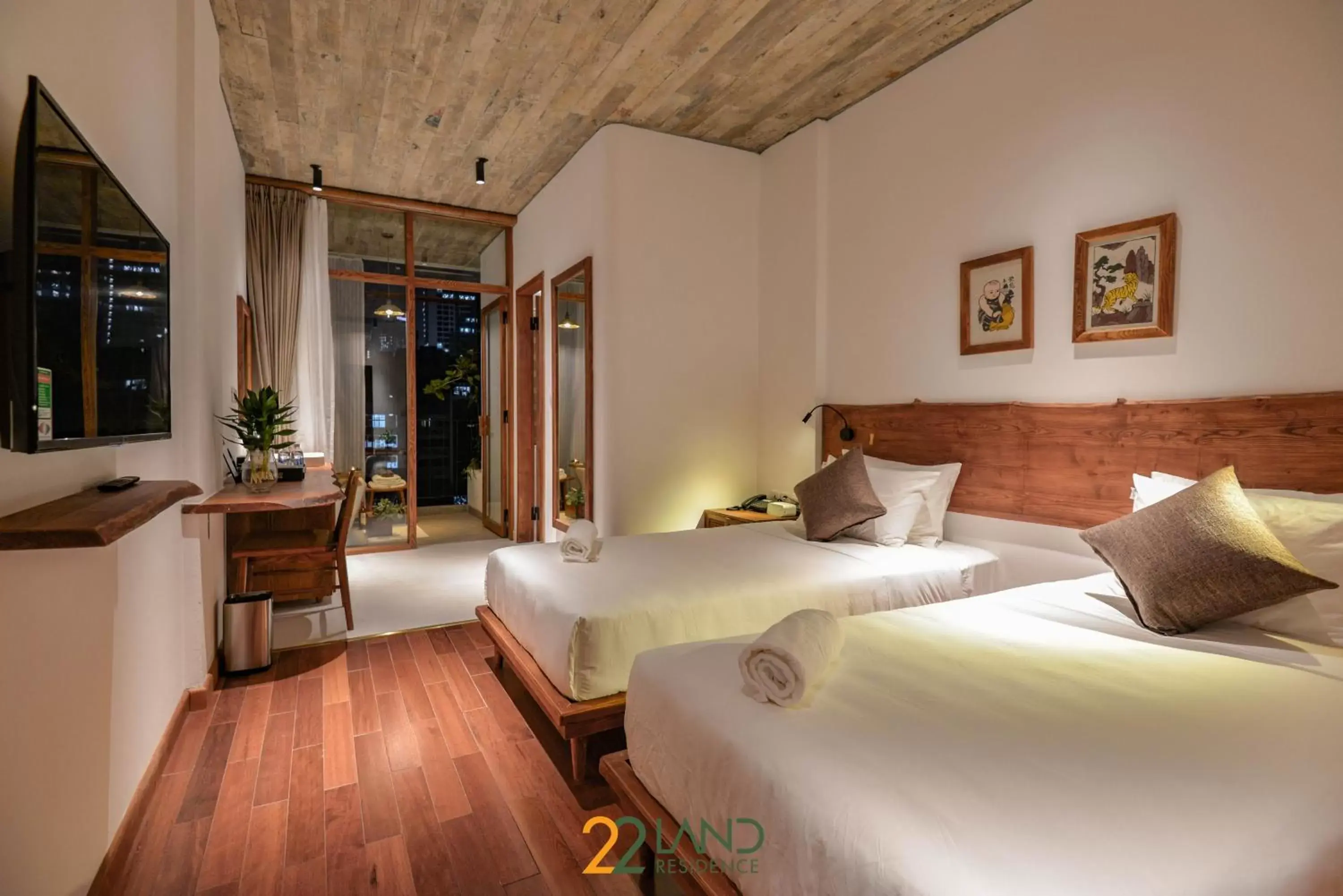 Bed in 22Land Hotel & Residence Bed in 22Land Hotel & Residence