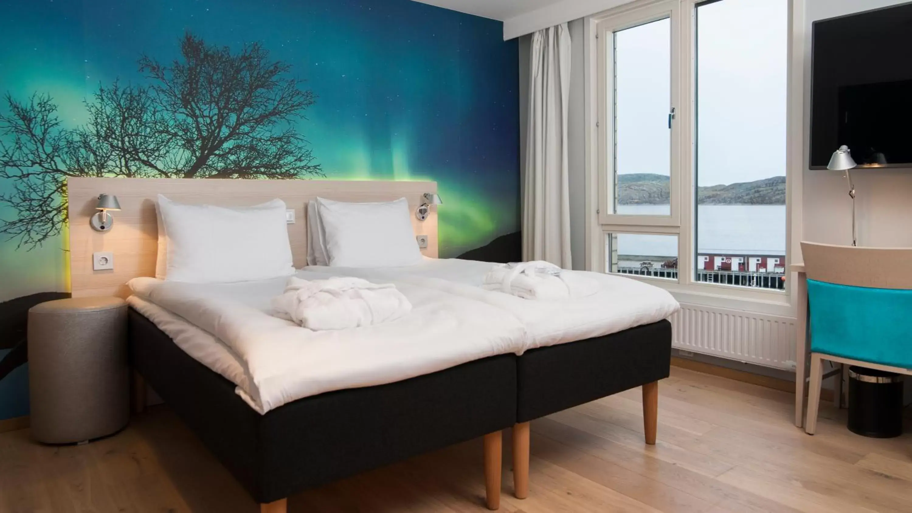 Bed in Thon Hotel Nordlys Bed in Thon Hotel Nordlys