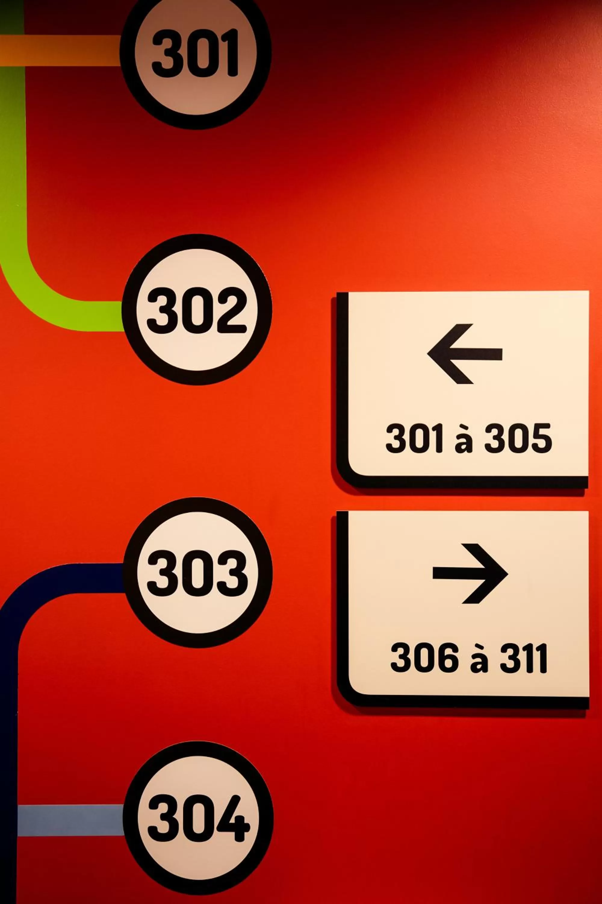 Decorative detail in ibis Styles Marseille Gare Saint-Charles