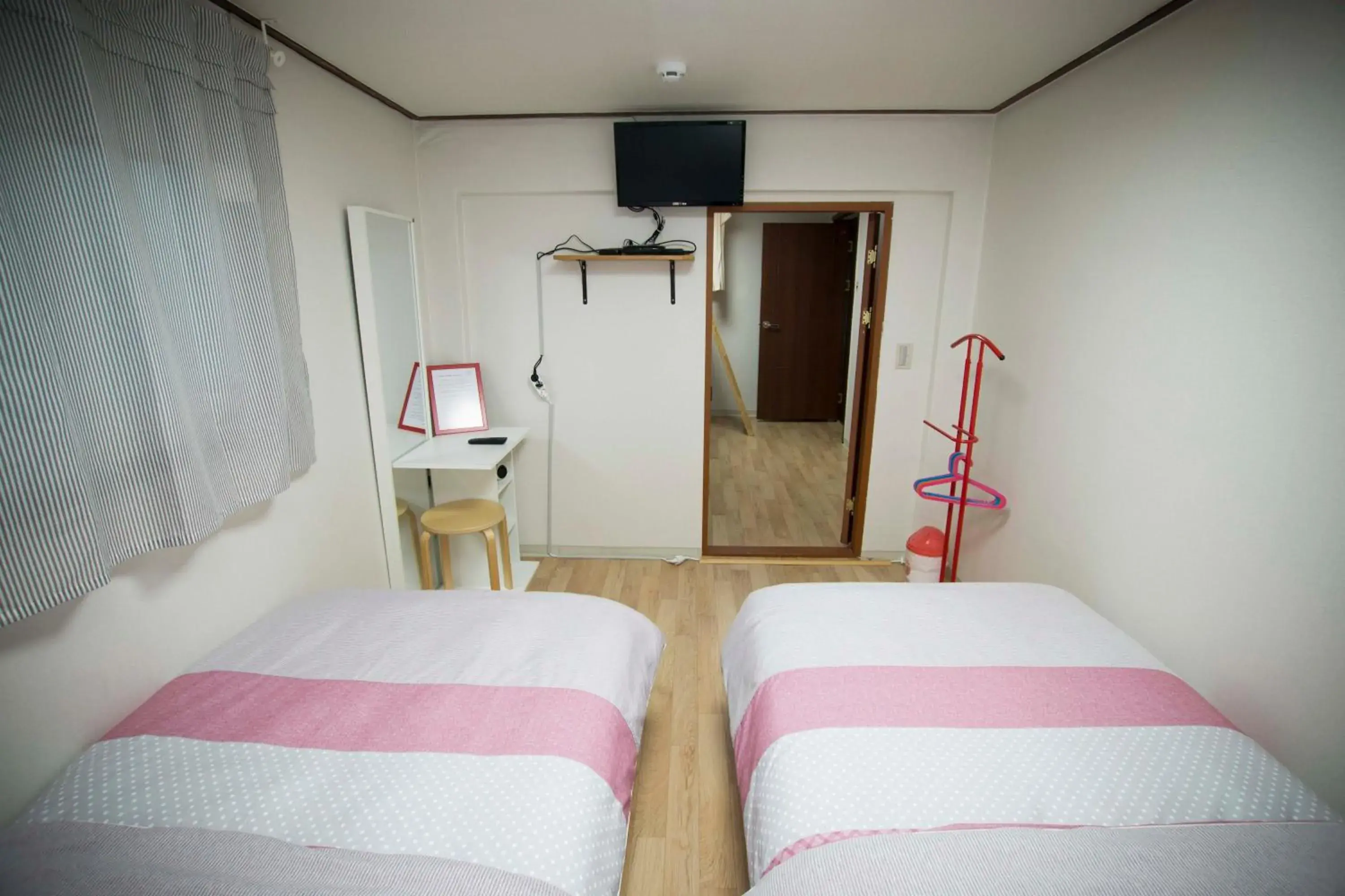 Bedroom, Bed in Jeong House Hongdae
