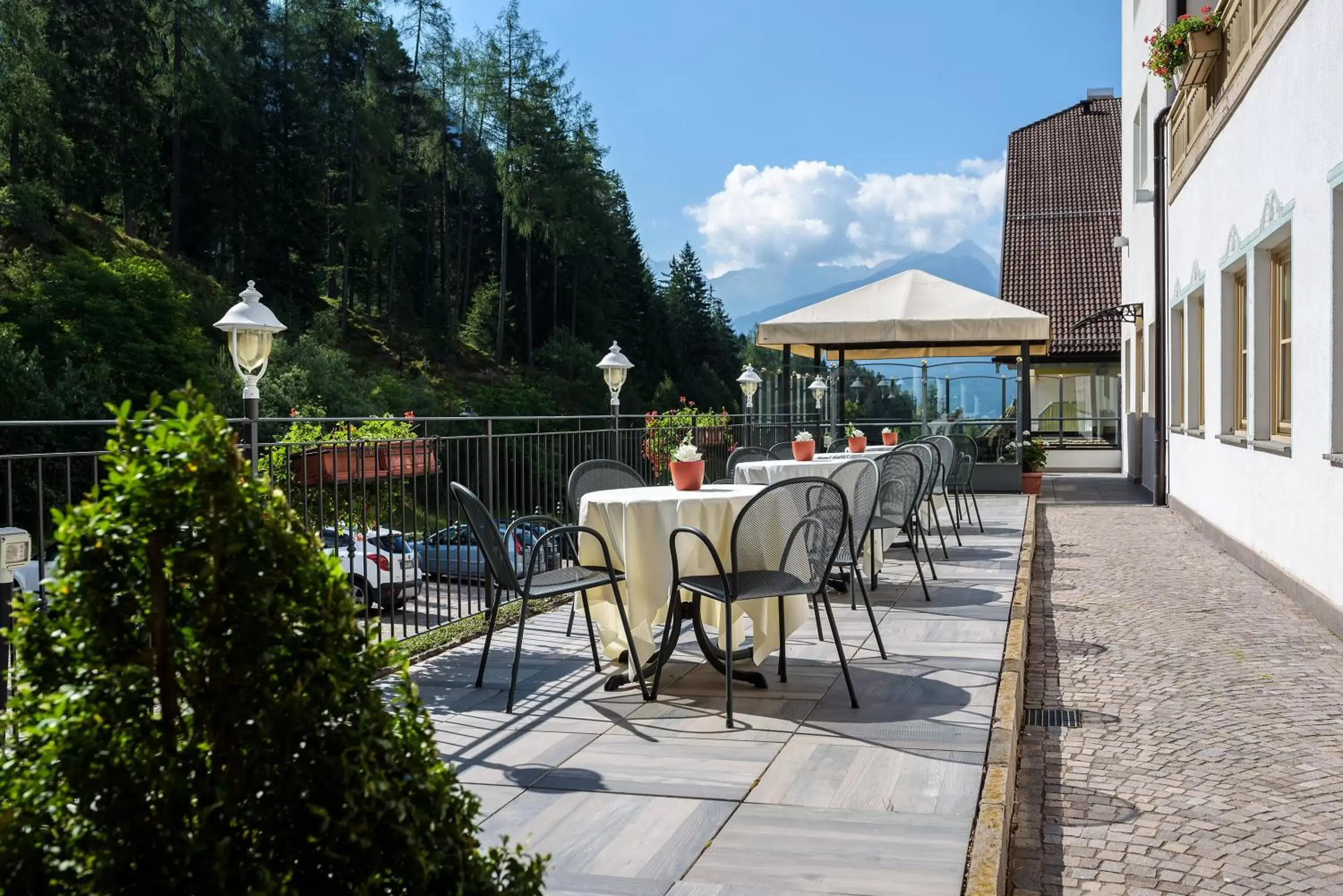 Balcony/Terrace in Aparthotel Wellness Villa di Bosco