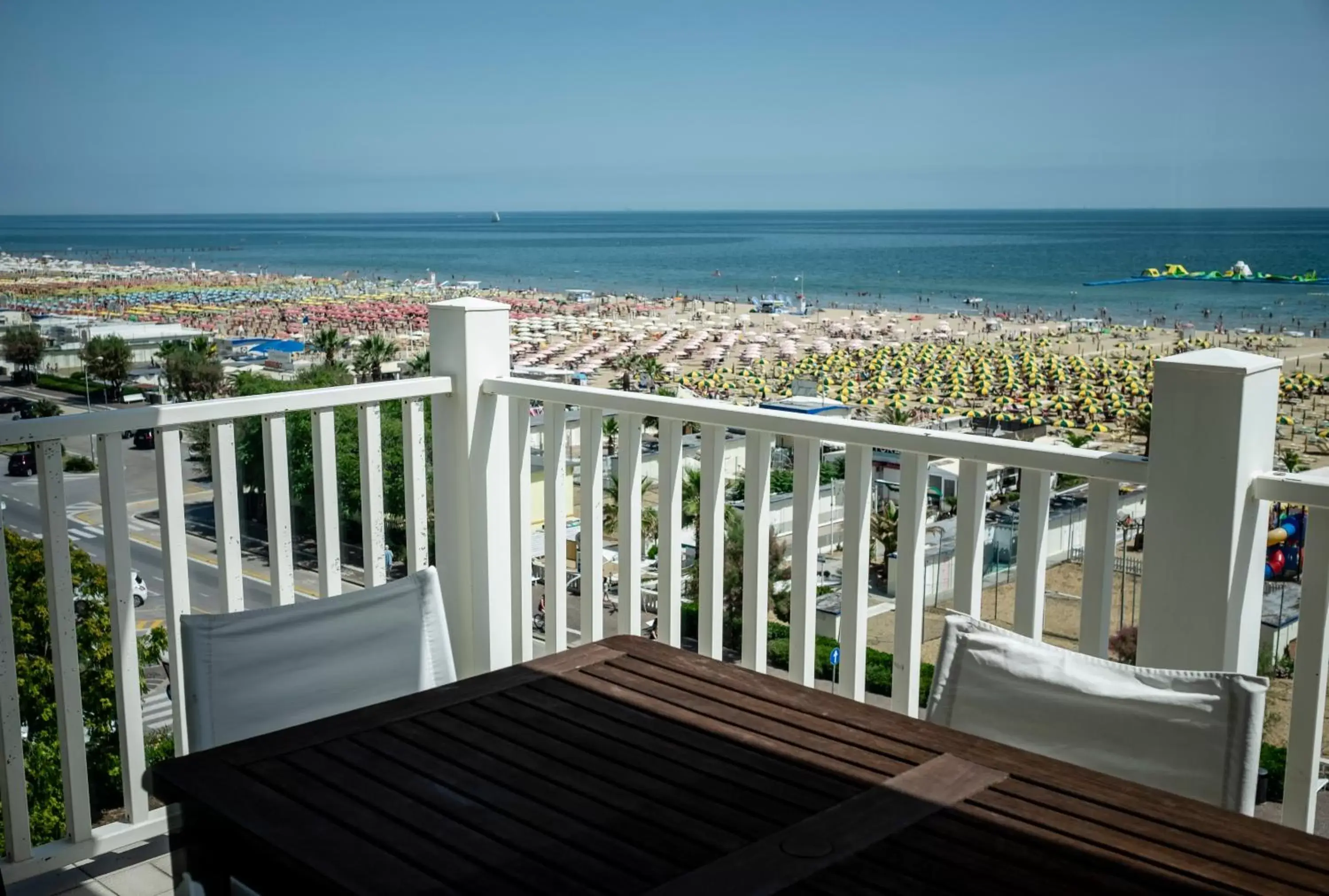 Balcony/Terrace, Sea View in Le Rose Suite Hotel