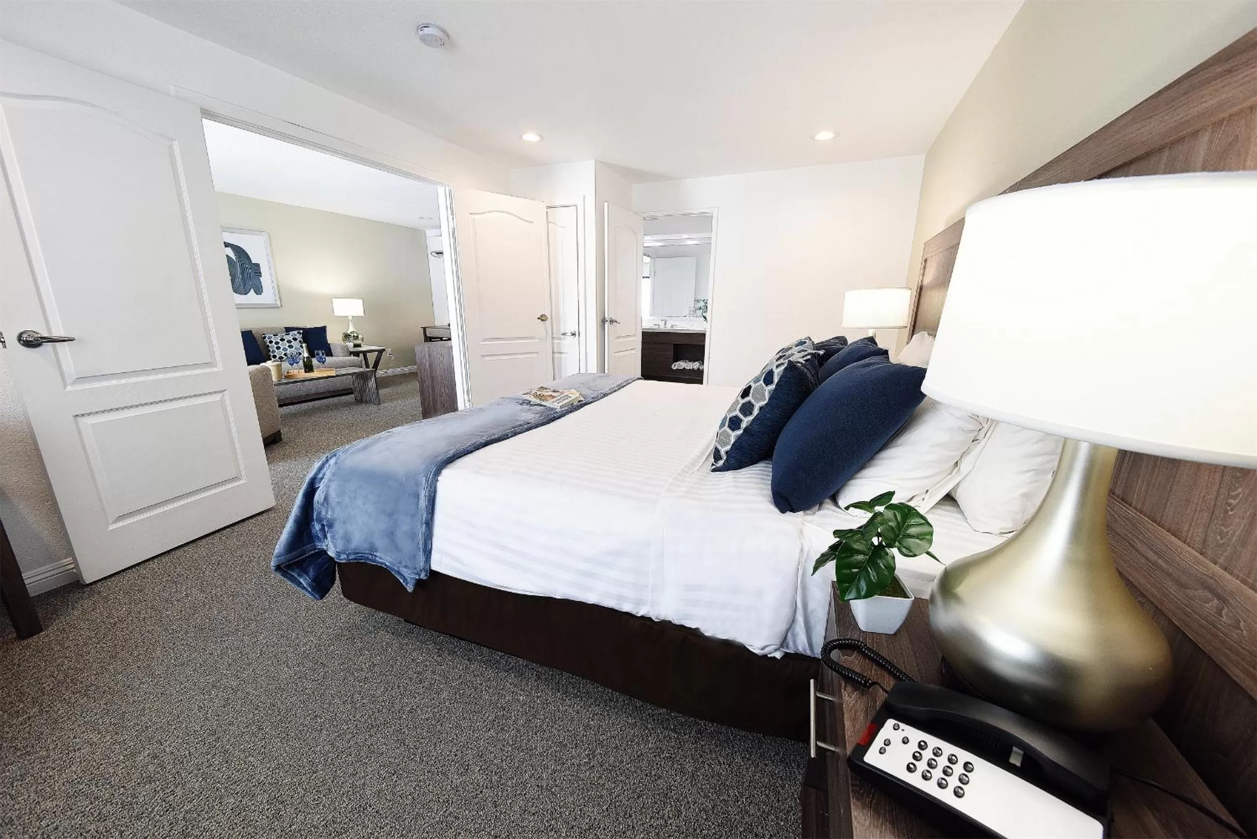 Bedroom, Bed in Serene Vegas Boutique Hotel Las Vegas