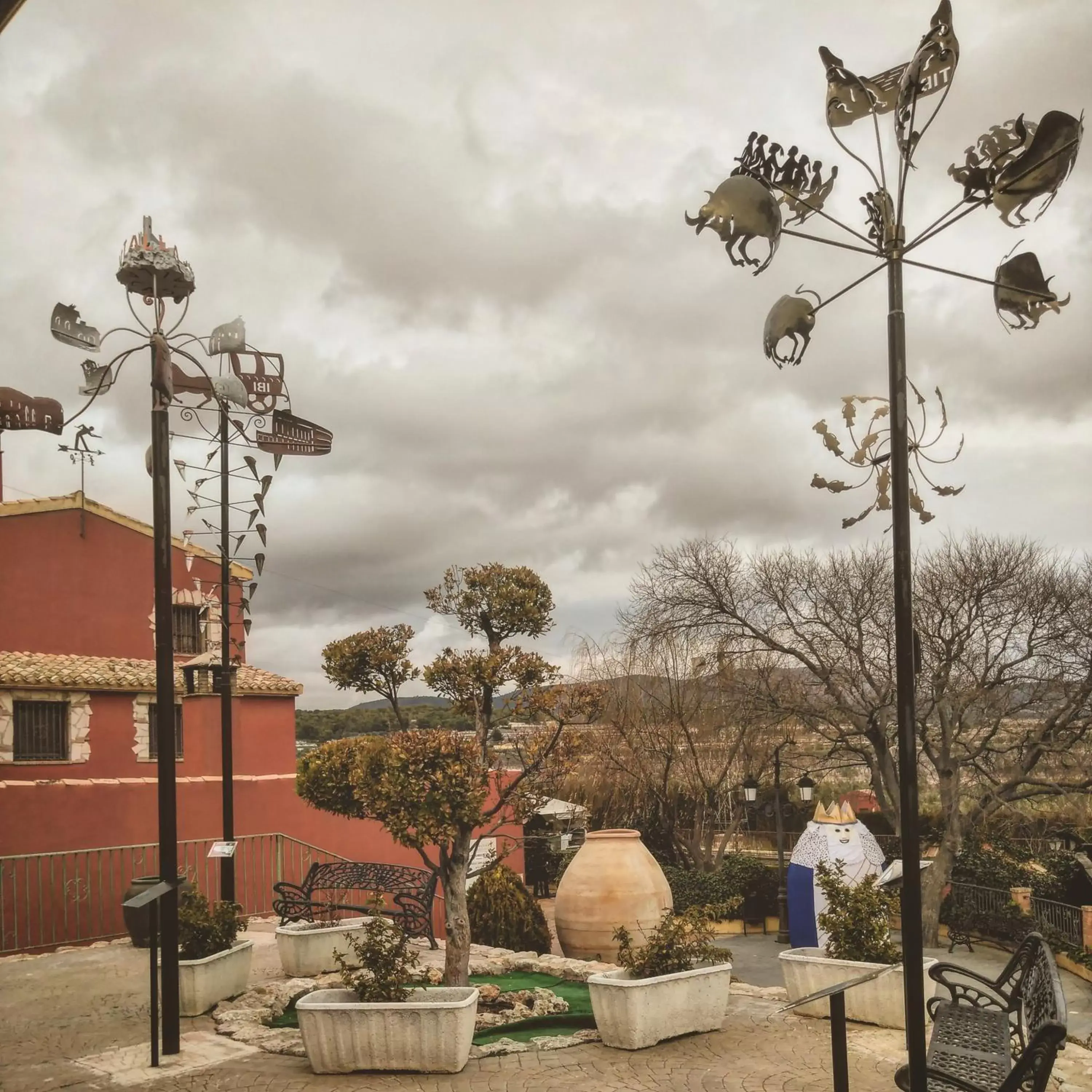 Patio in Hotel Caseta Nova