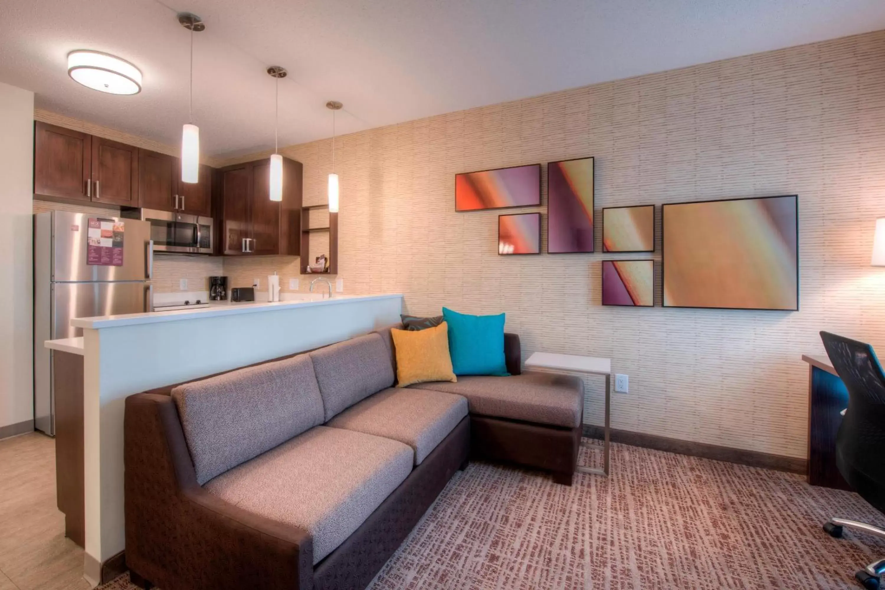 Living room, Seating Area in Residence Inn by Marriott Charlotte Airport