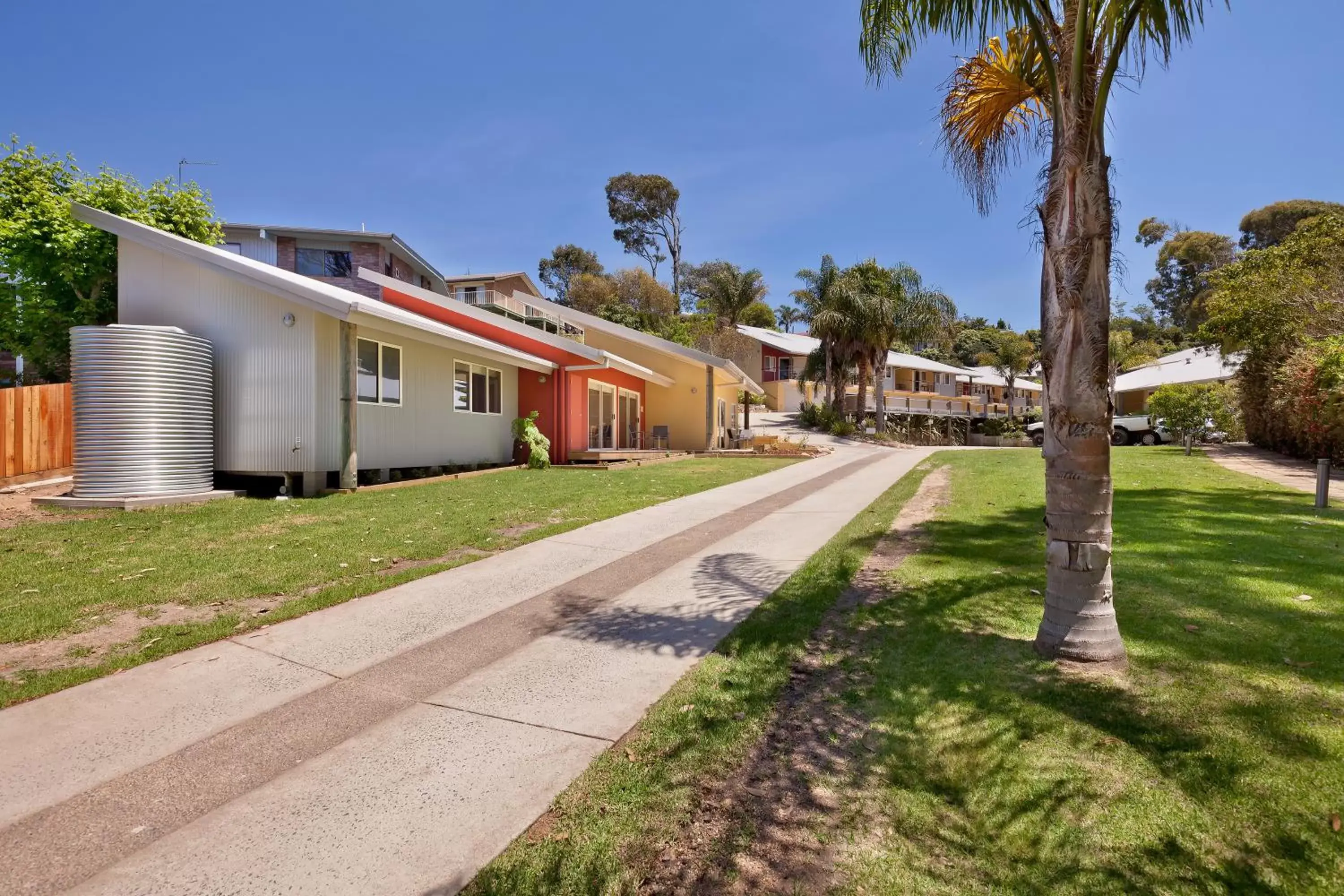 Property building, Garden in Tathra Beach House Holiday Apartments