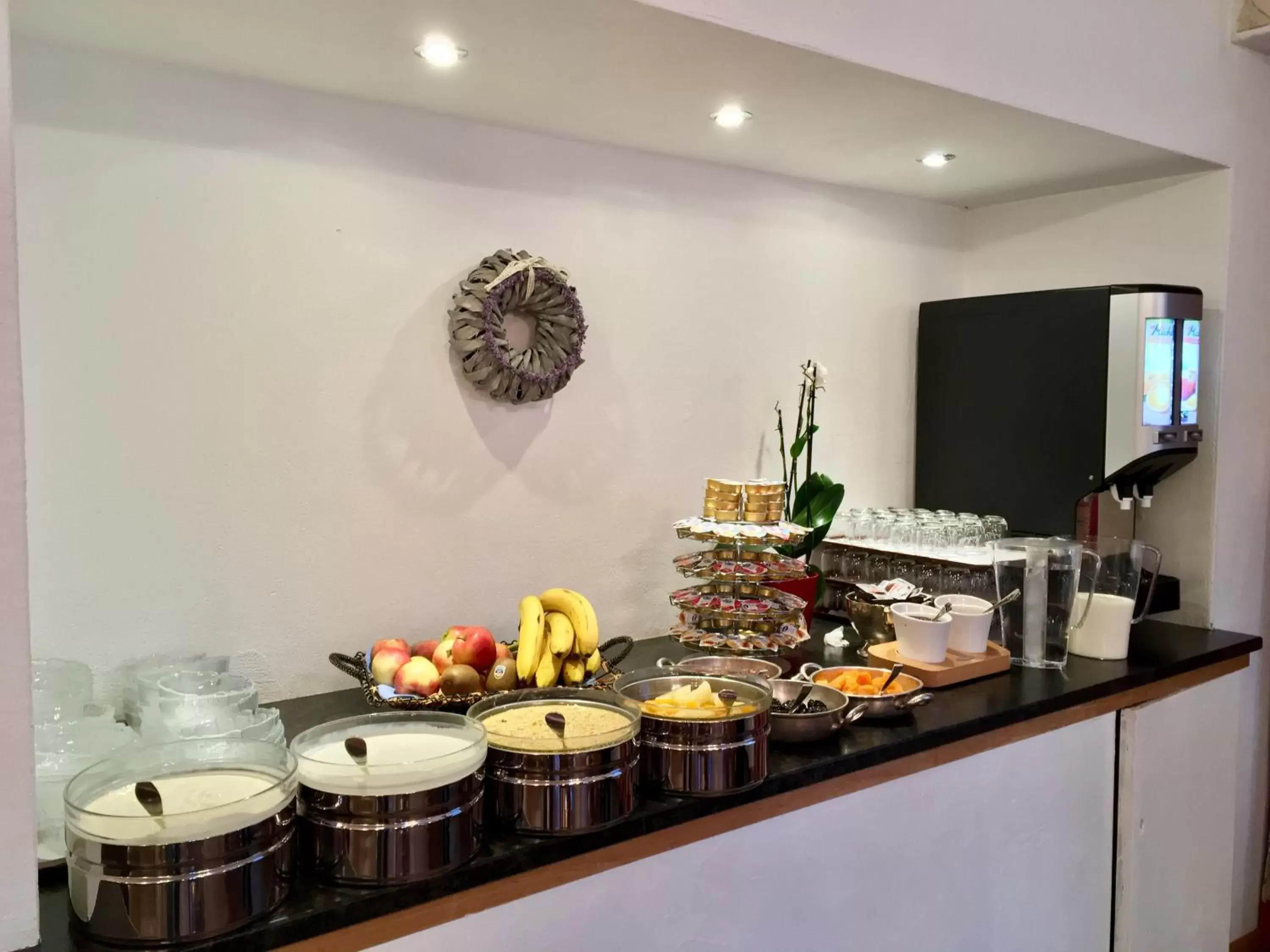 Buffet breakfast, Food in Hotel Nolda