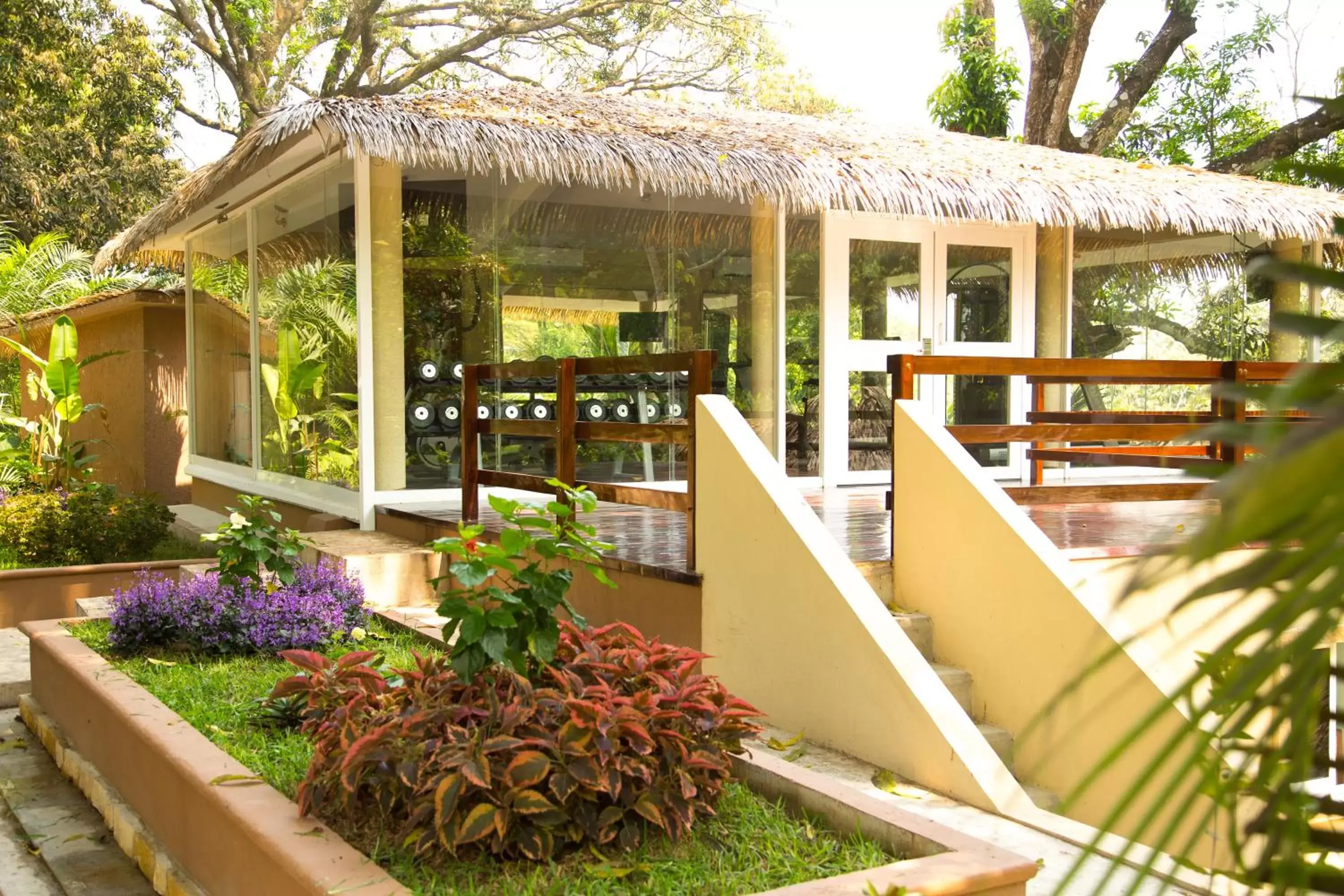 Property building in Hotel Villa Mercedes Palenque