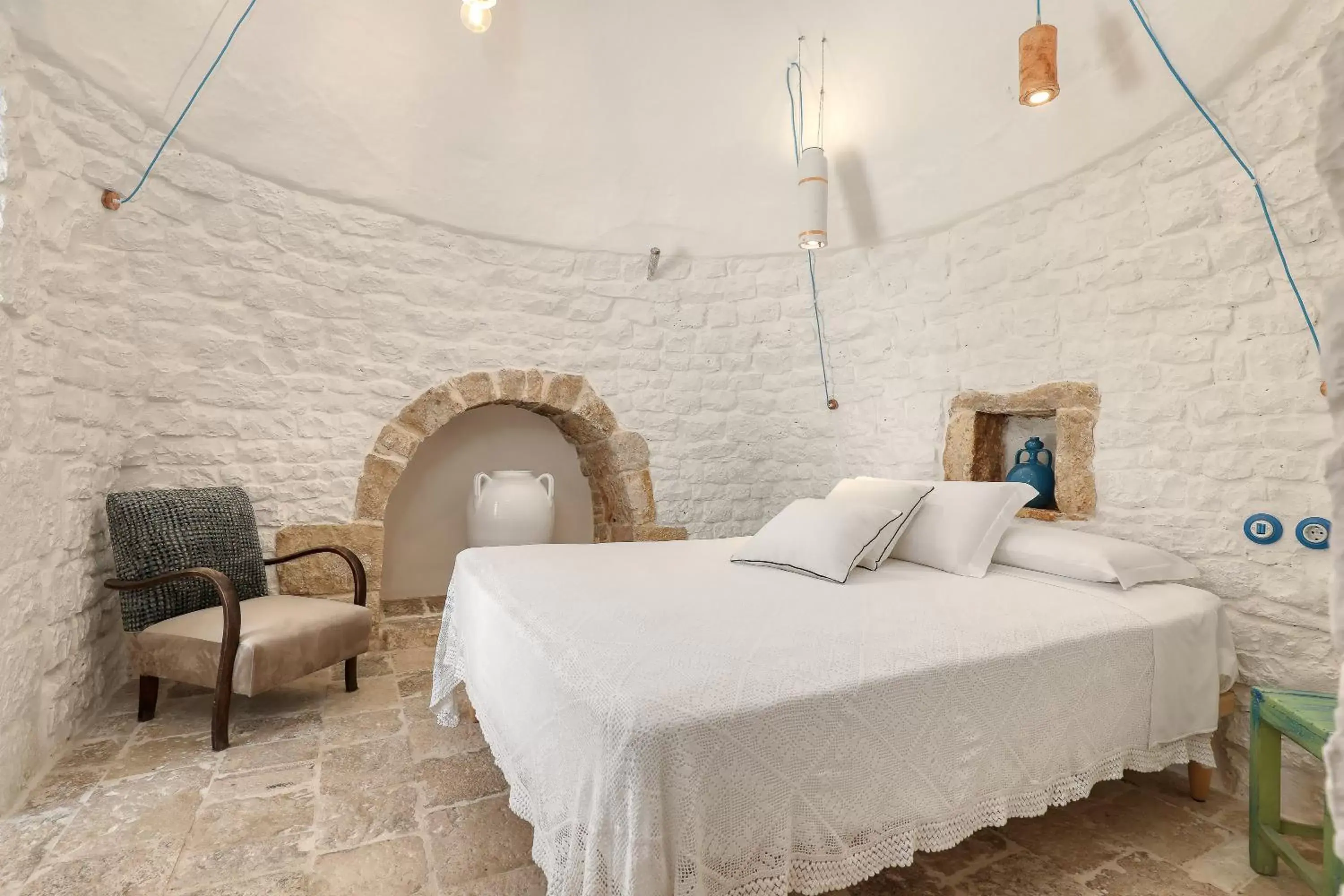 Bed in Trulli Terra Magica