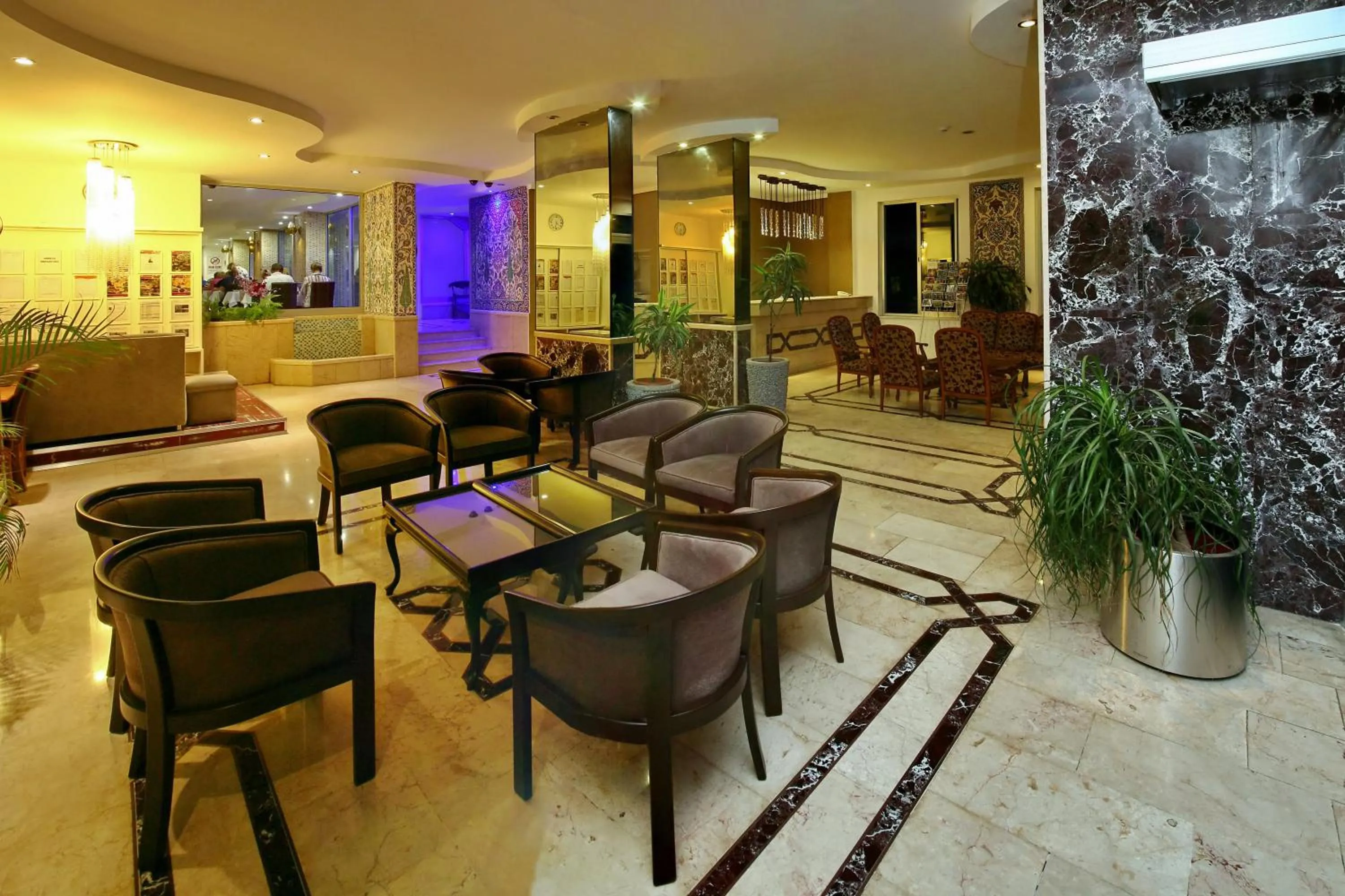 Lobby or reception in Kleopatra Celine Hotel