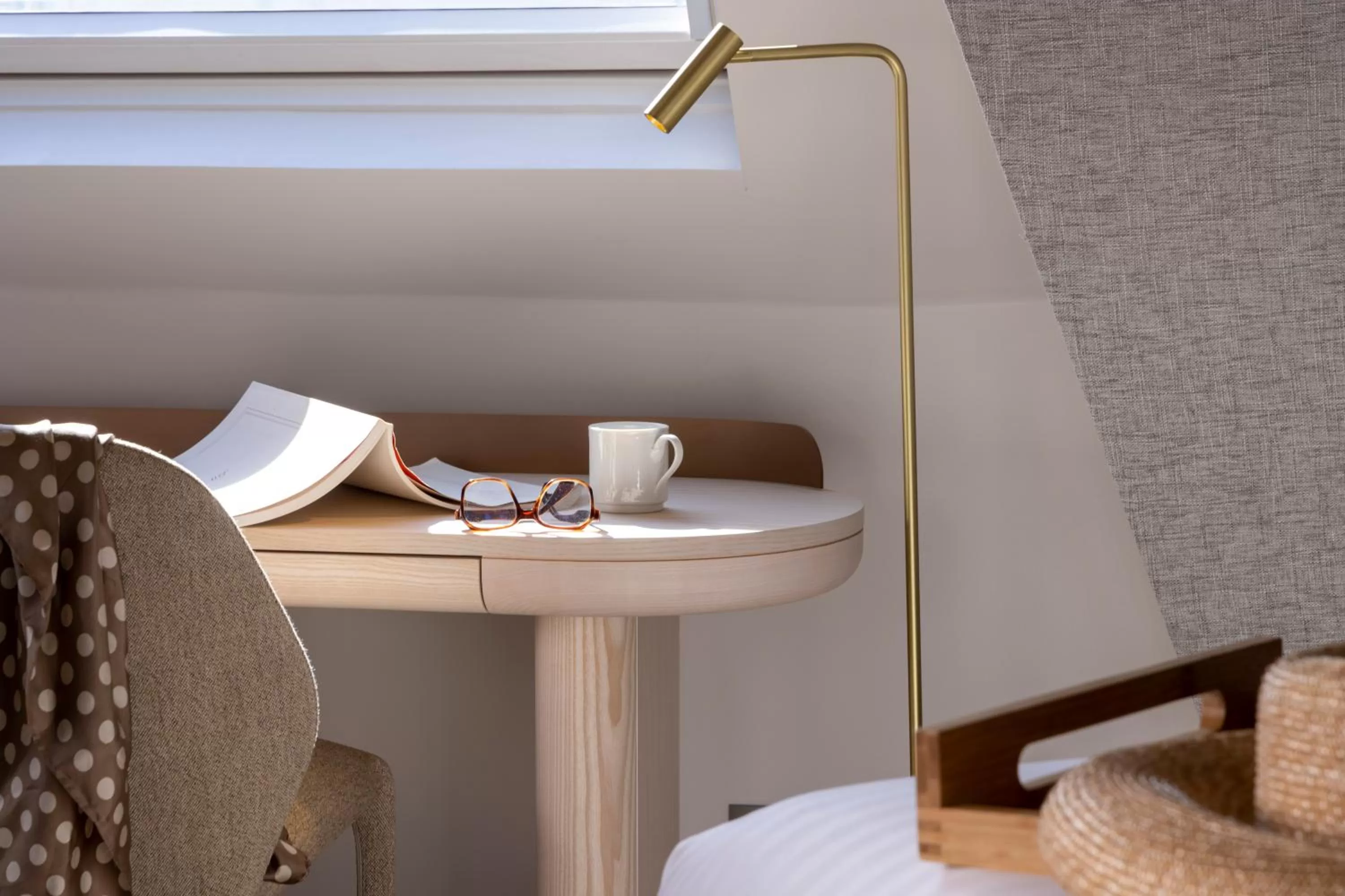 Bedroom in Hôtel Beige