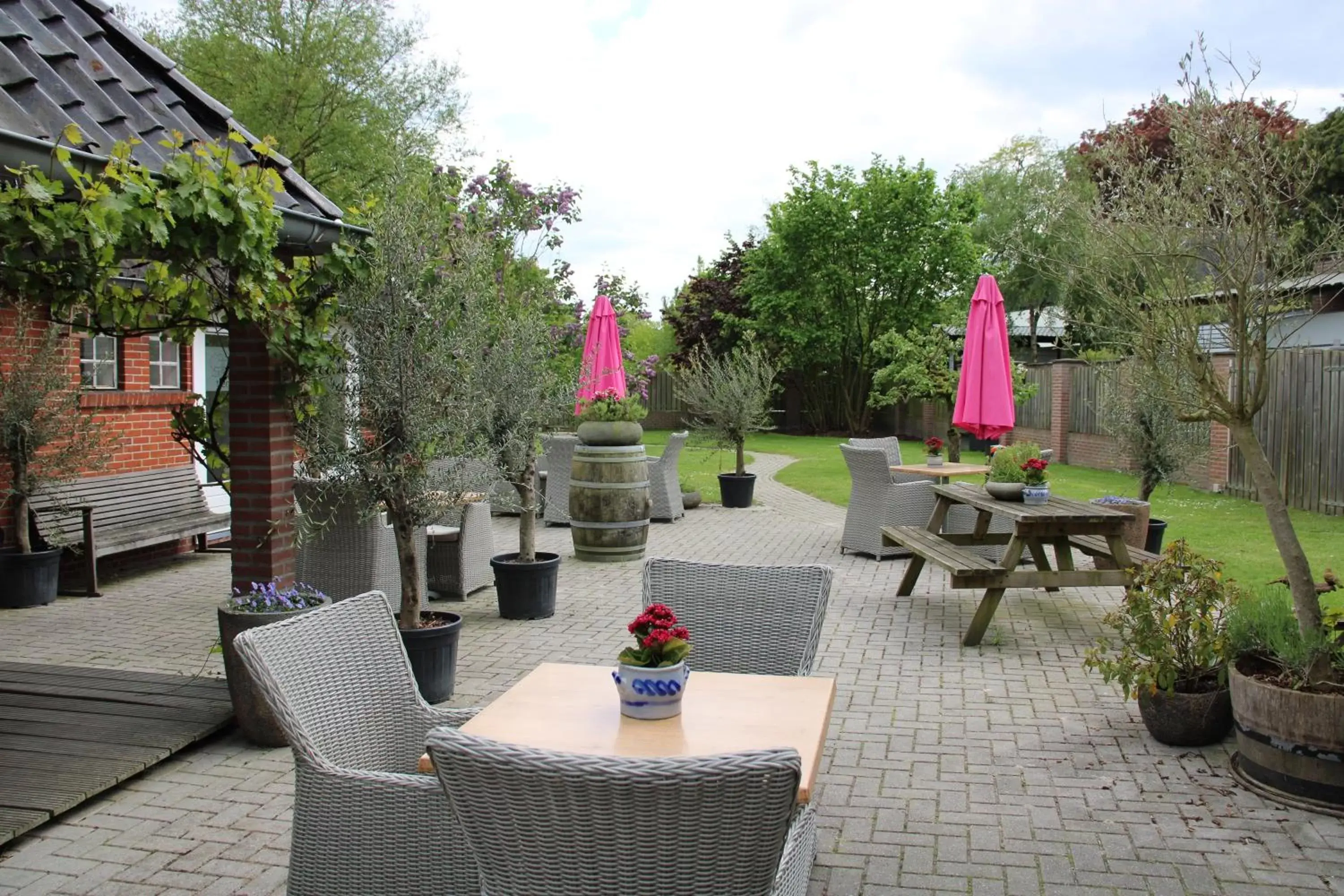 Garden in Hotel B&B Hoeve de Vredenhof