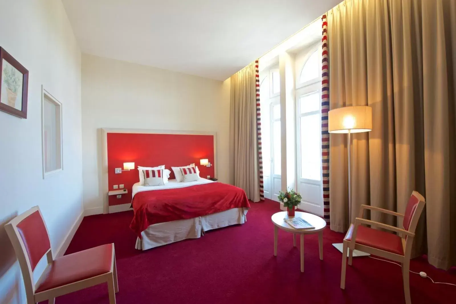 Bedroom, Bed in Hôtel du Parc