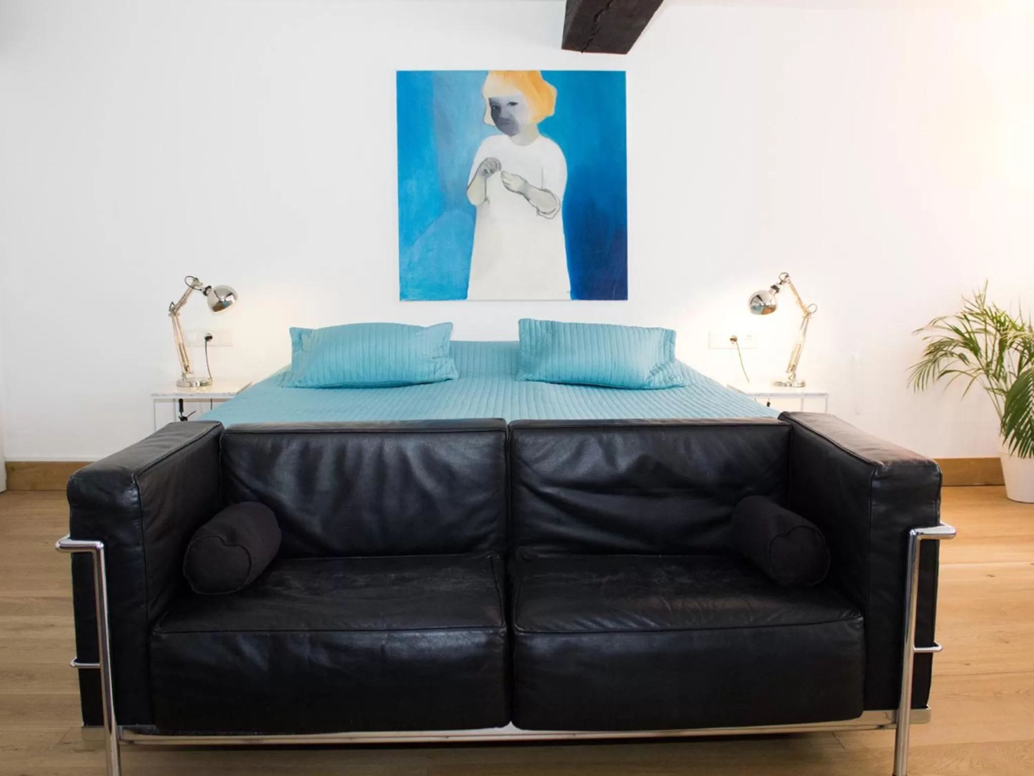 Bed in Galerie Hotel Dis