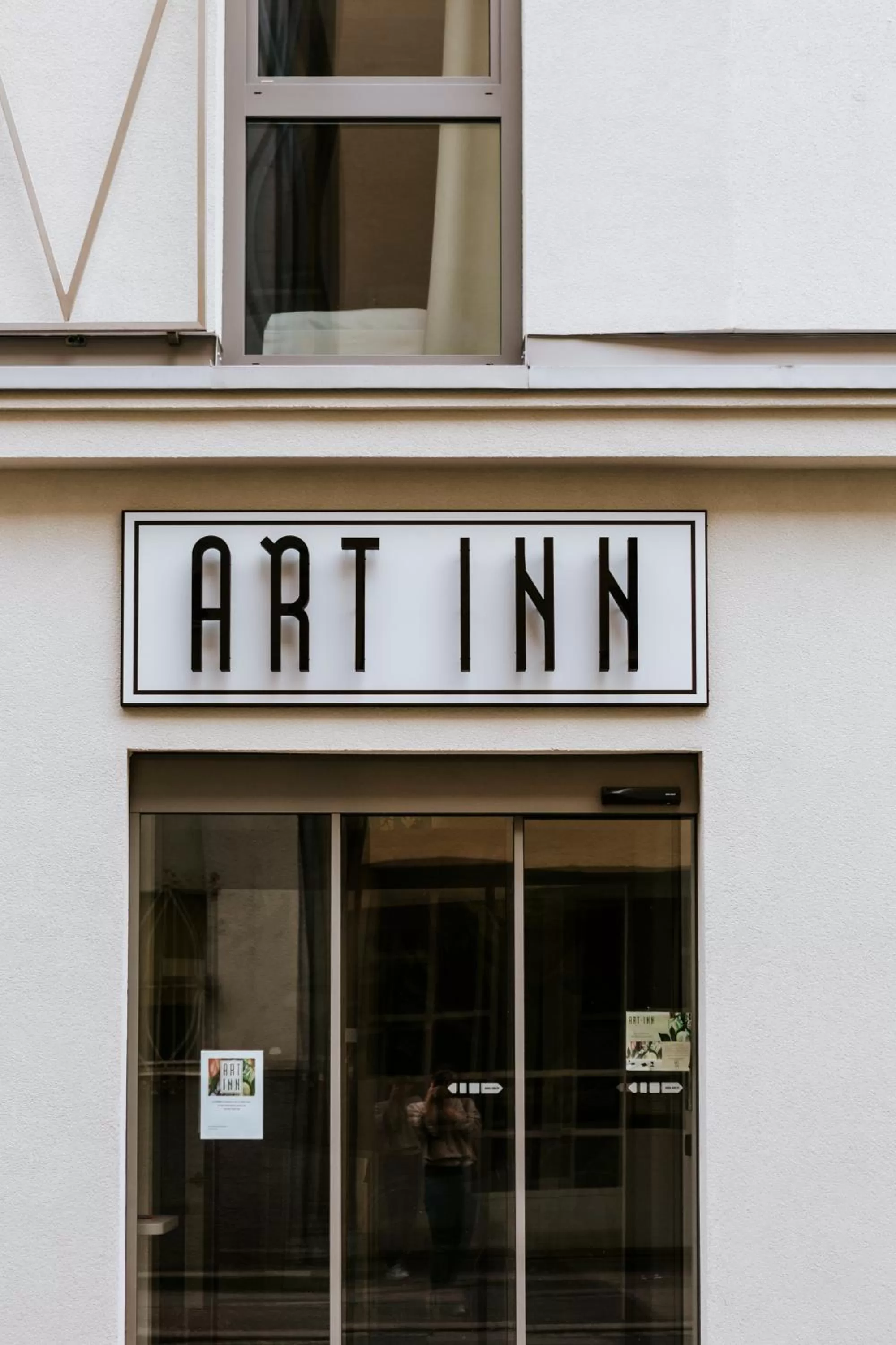 Facade/entrance in ART-INN Design Self-Check-in-Hotel