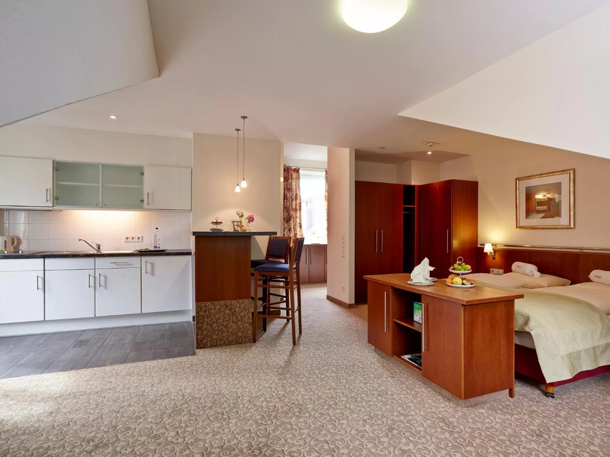 Bed in Parkhotel Rothof