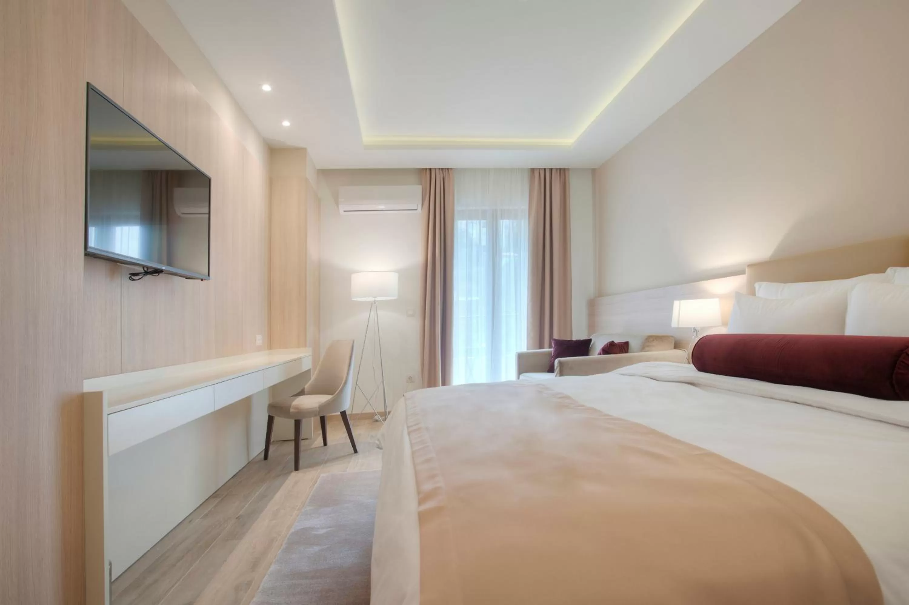 Bed in Hotel Villa Gracia
