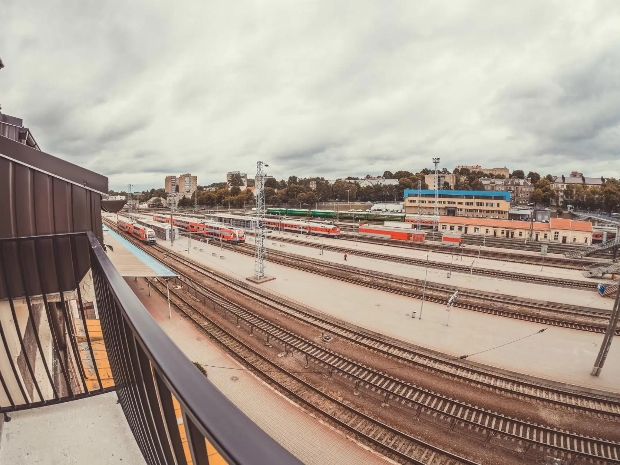 Balcony/Terrace in SELF CHECK-IN Hotel Railway Apartments