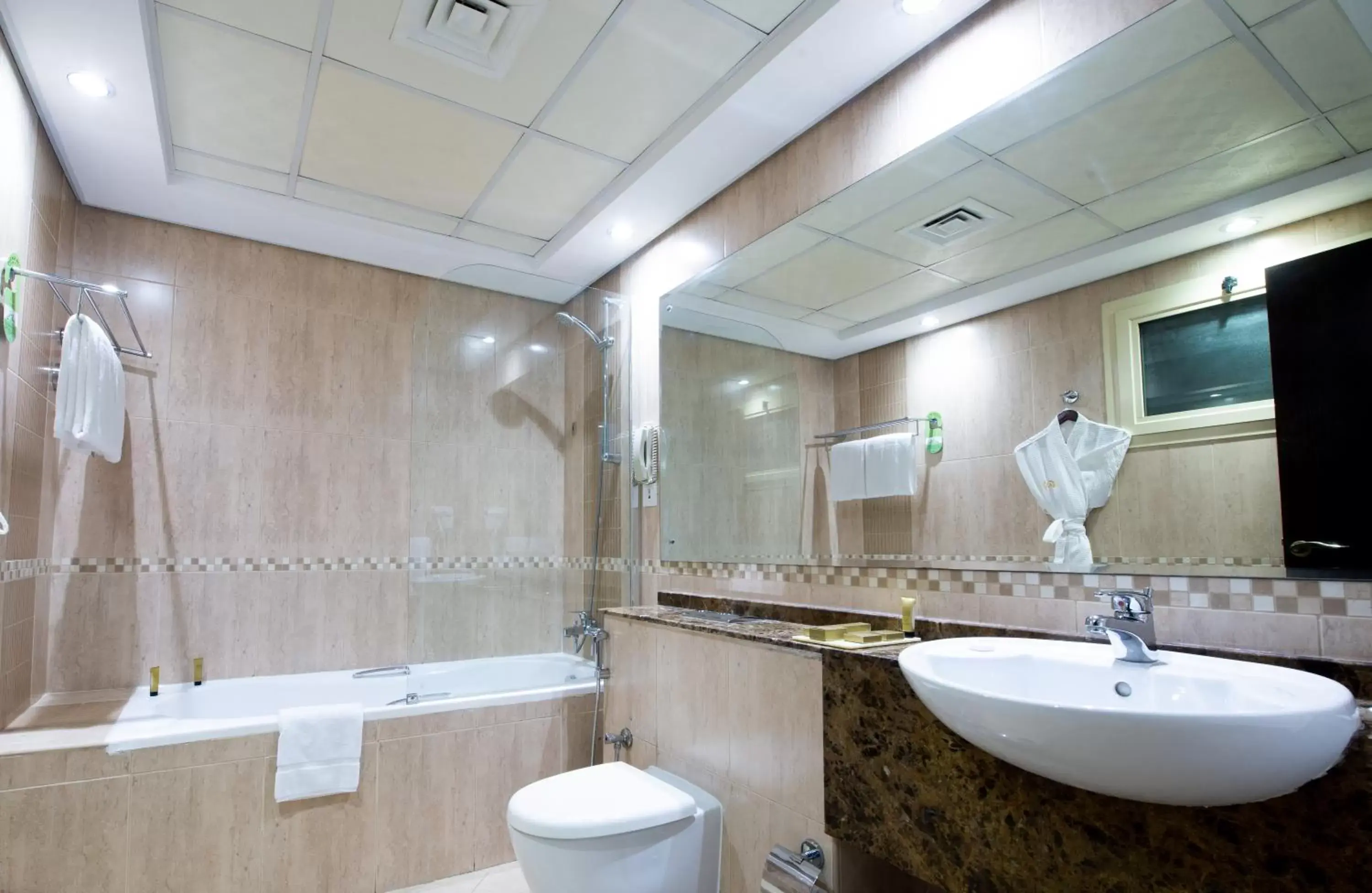 Bathroom in First Central Hotel Suites