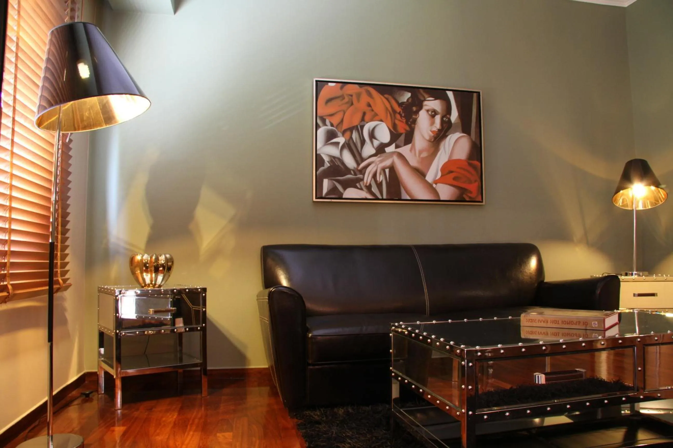 Living room in Andromeda Suites