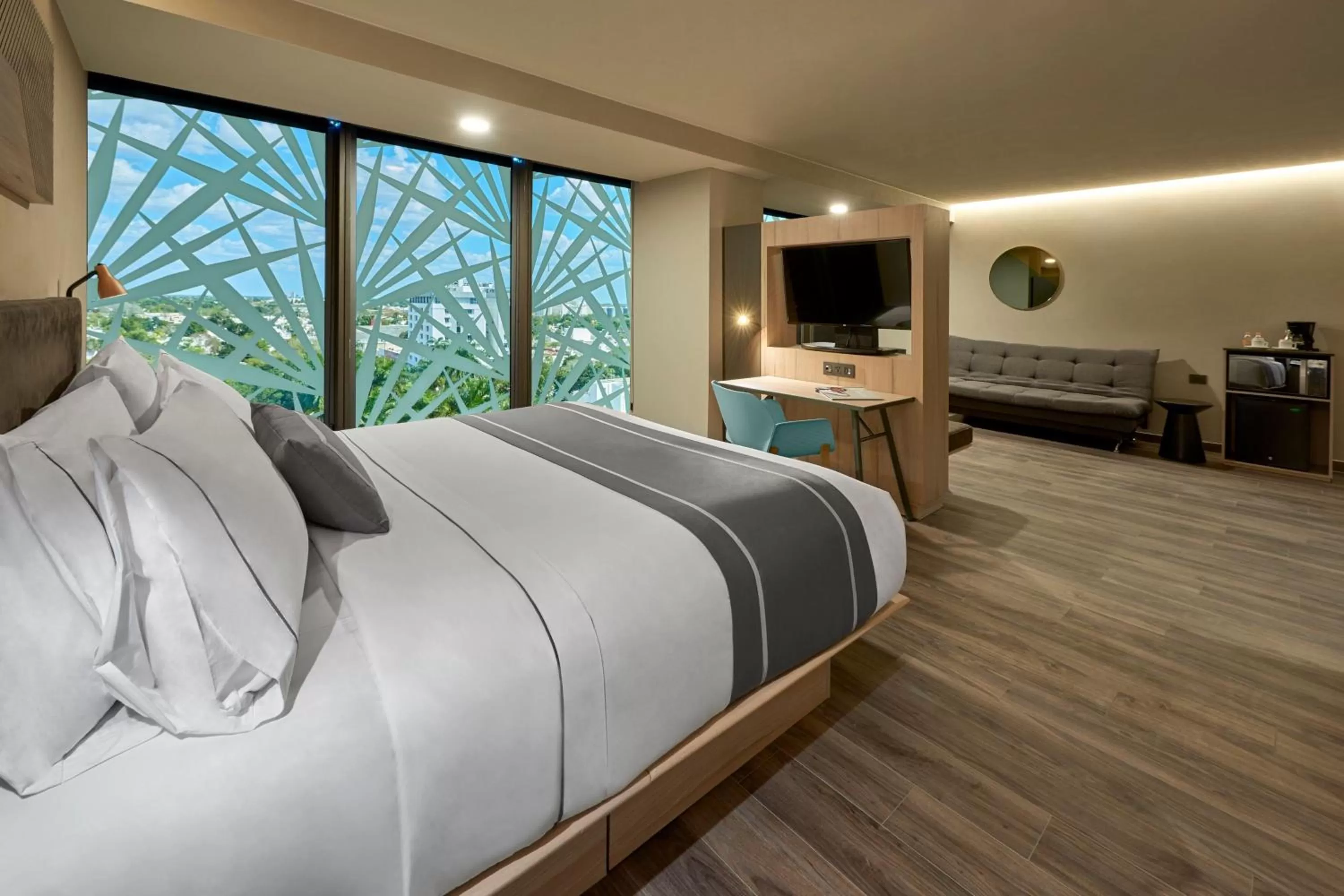 Bedroom, Bed in City Express Plus by Marriott Merida