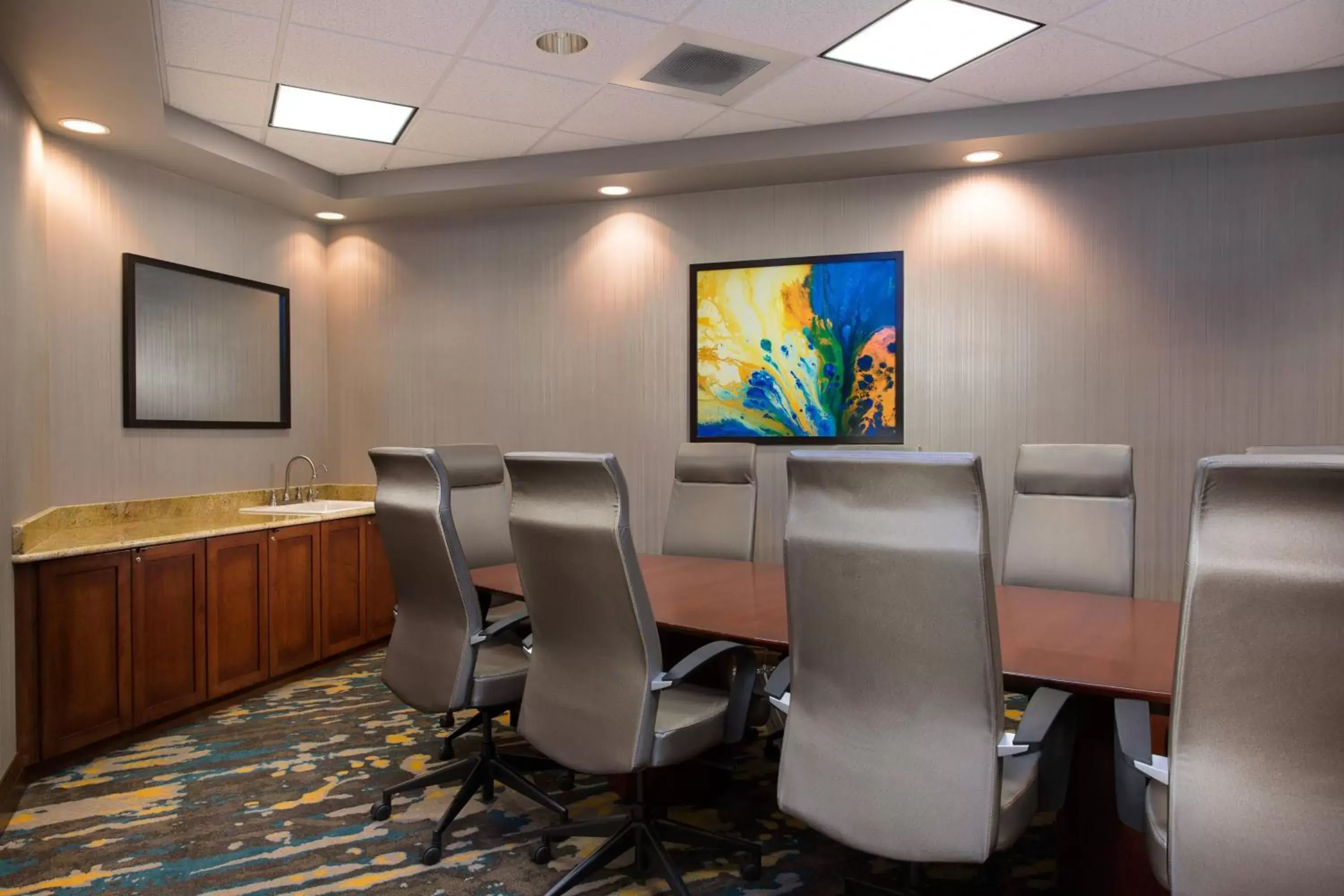 Meeting/conference room, Business Area/Conference Room in Residence Inn Kansas City Airport