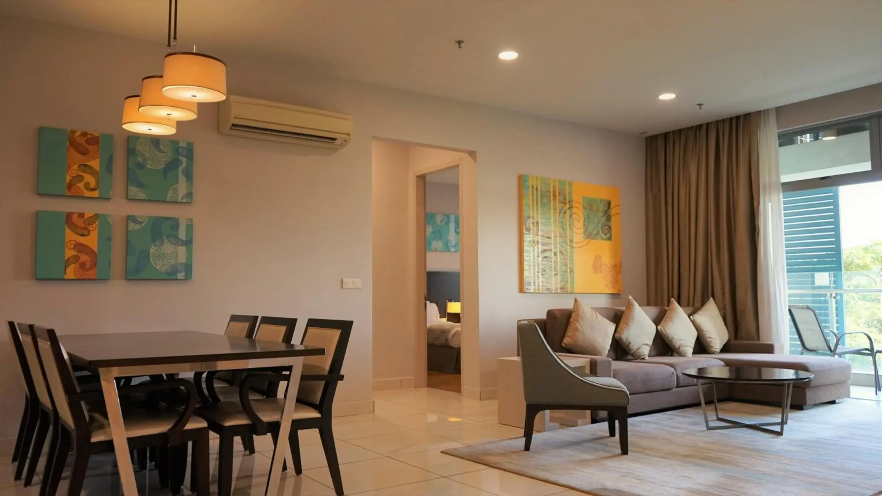 Living room, Seating Area in Trinidad Suites Johor, Trademark Collection by Wyndham