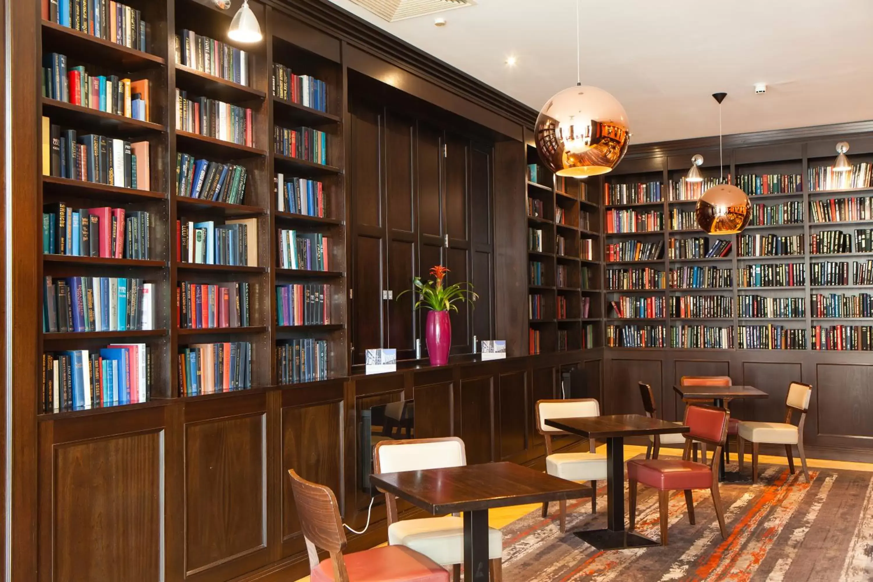 Library in Clayton Hotel, Leeds