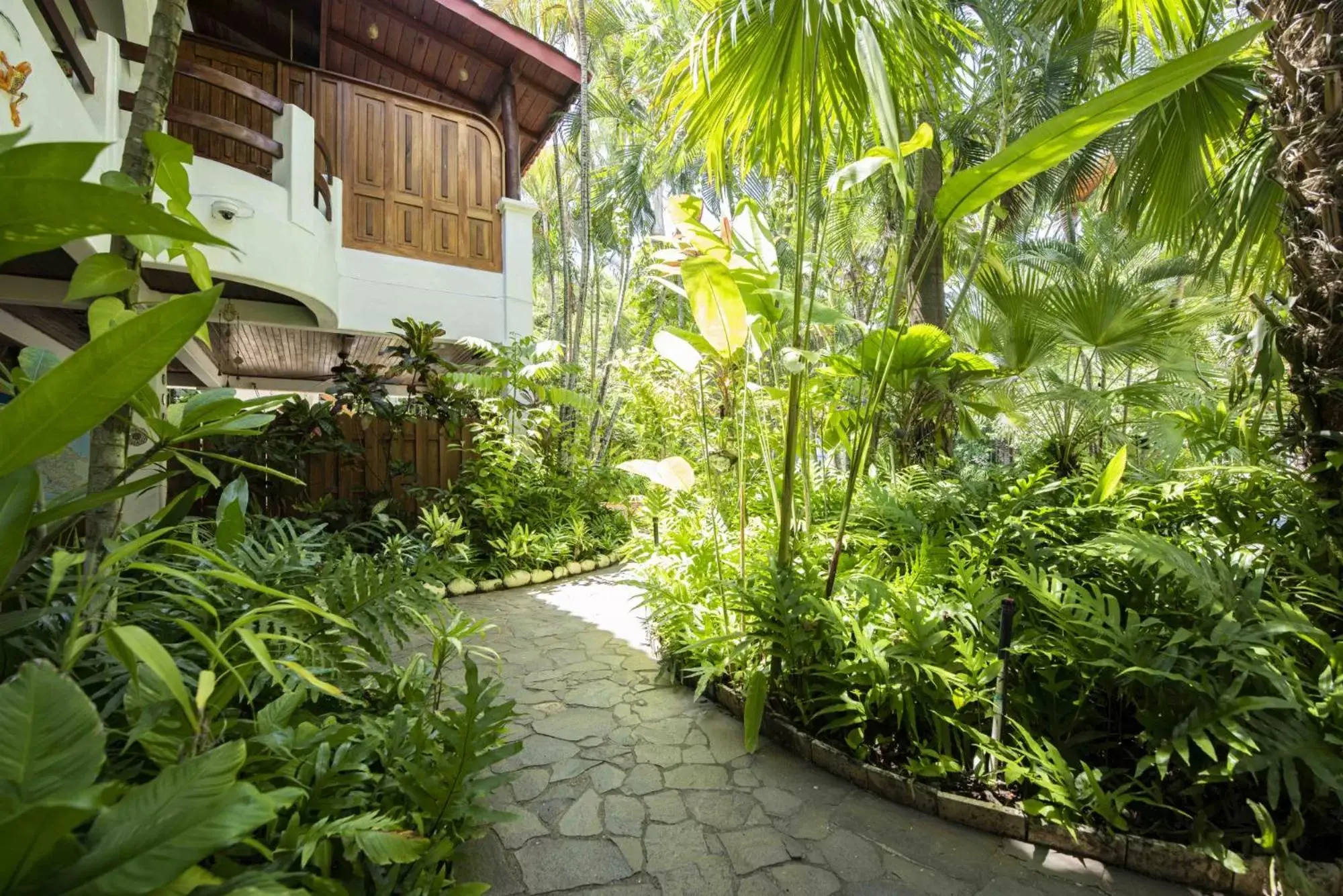 Garden in Casa Sueca Hotel - At the Beach