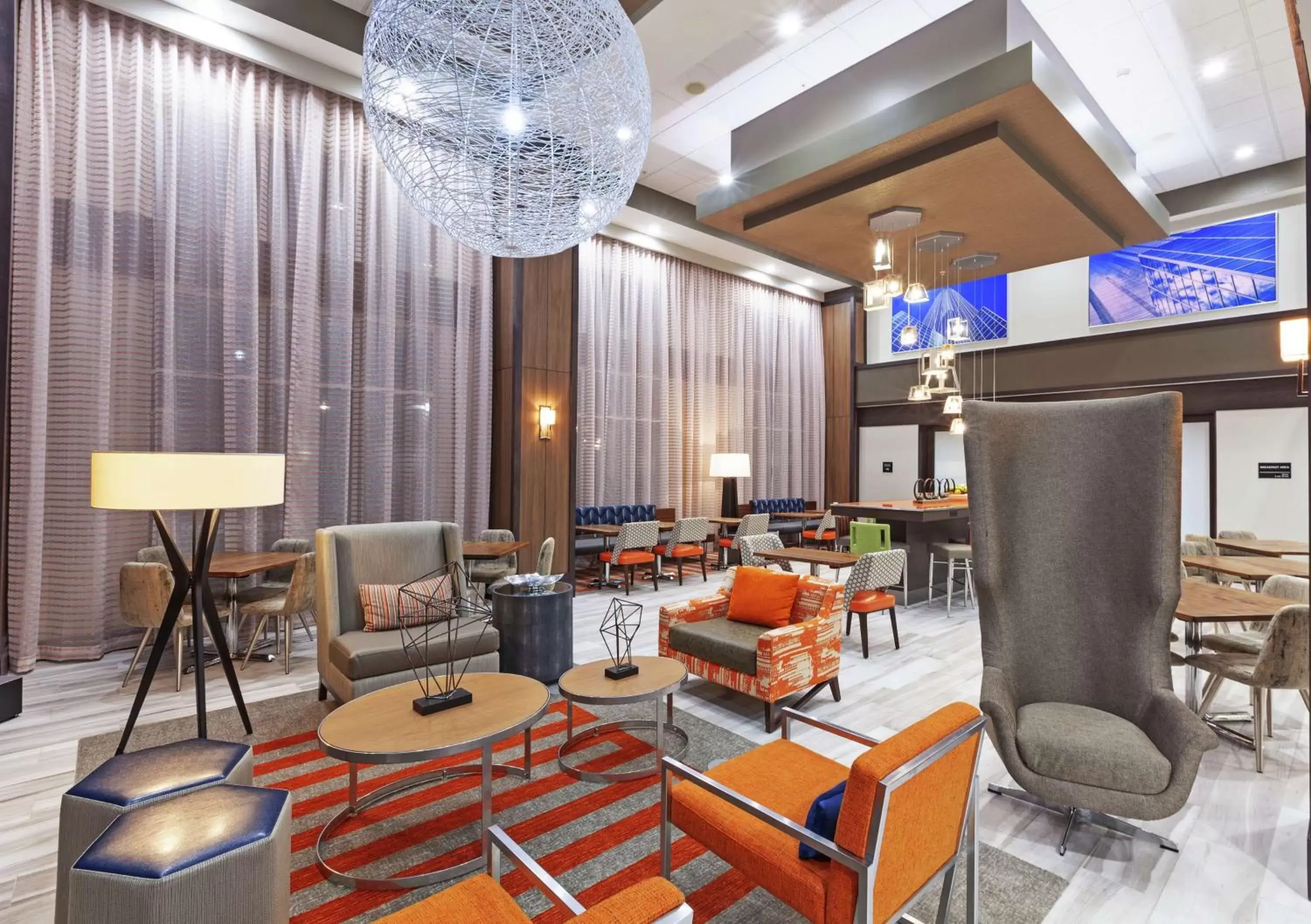 Lobby or reception in Hampton Inn & Suites Houston-Bush Intercontinental Airport