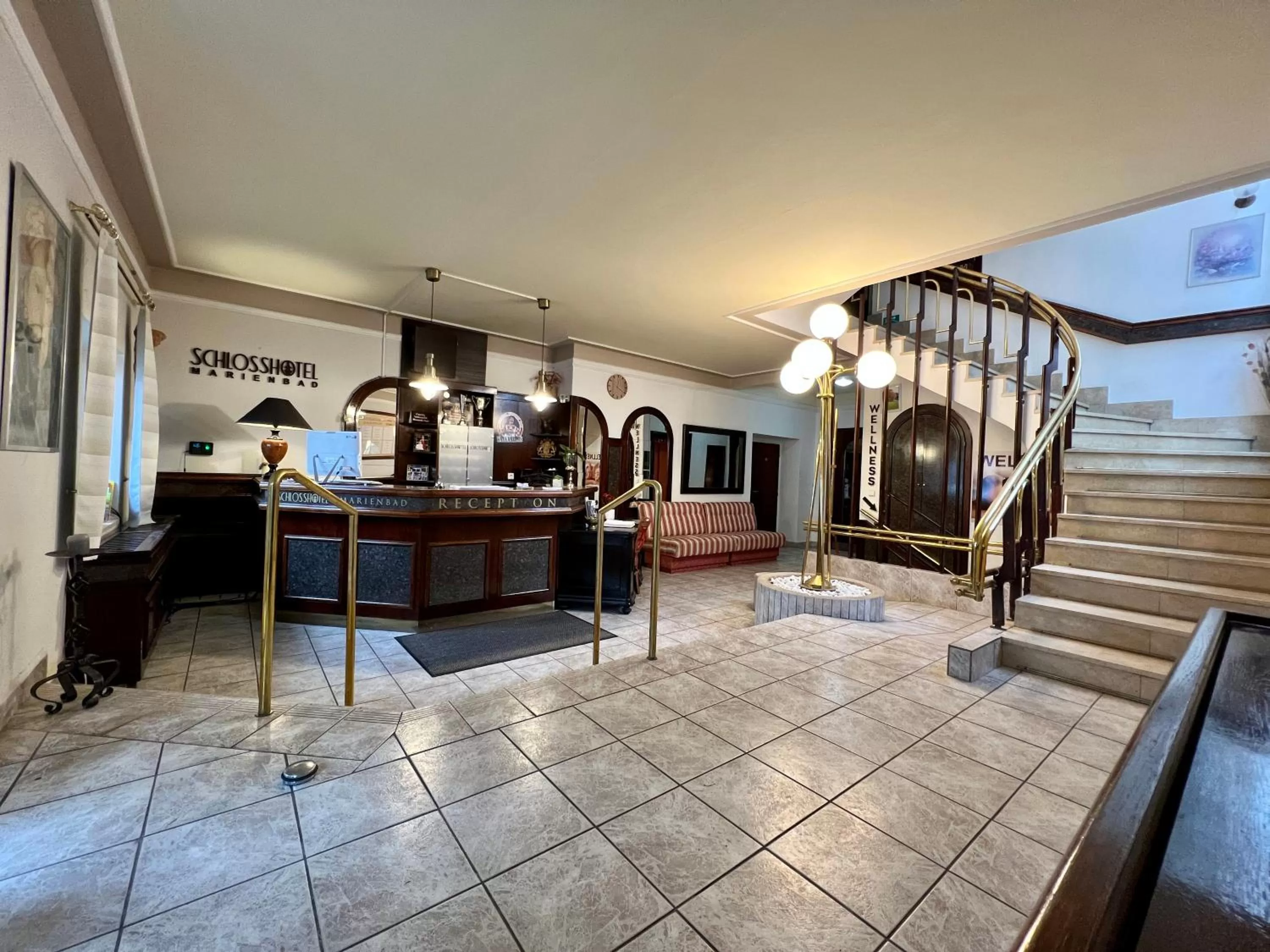 Lobby or reception in Schlosshotel Marienbad